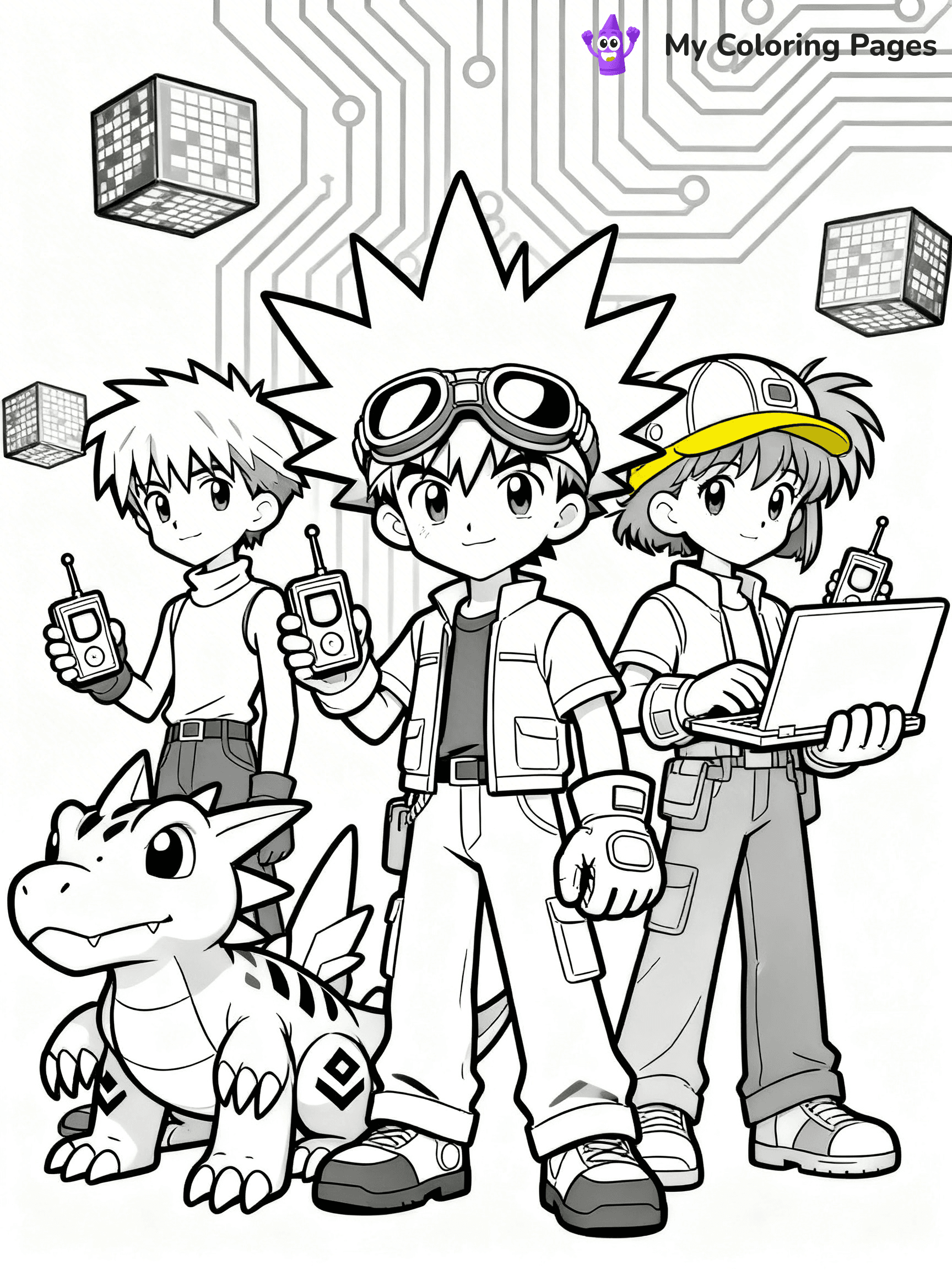 Digimon Coloring Pages - 5