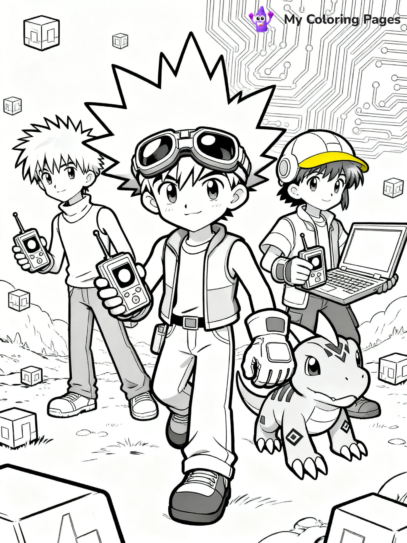 Digimon Coloring Pages - 4