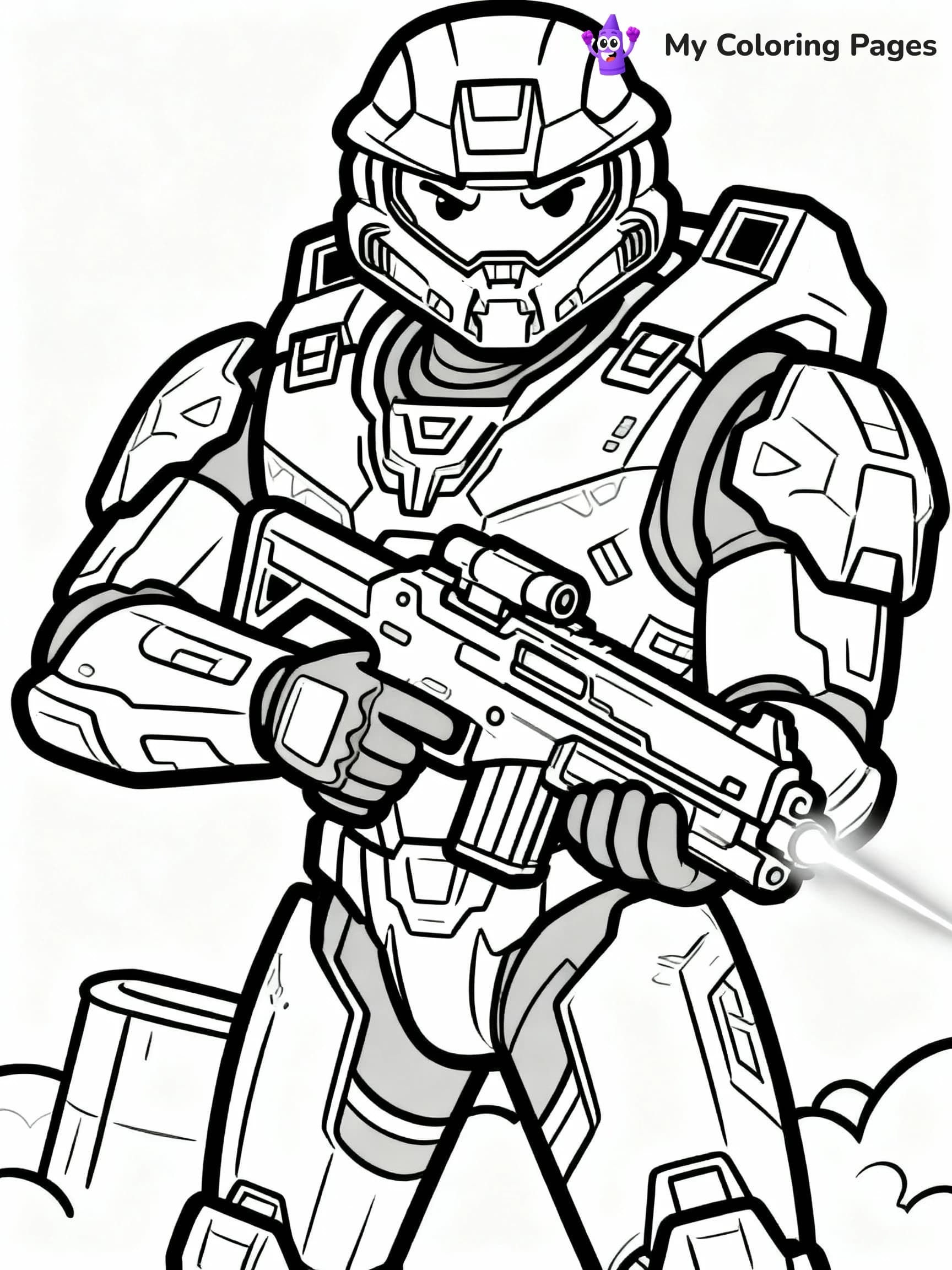 Halo Coloring Pages - 16