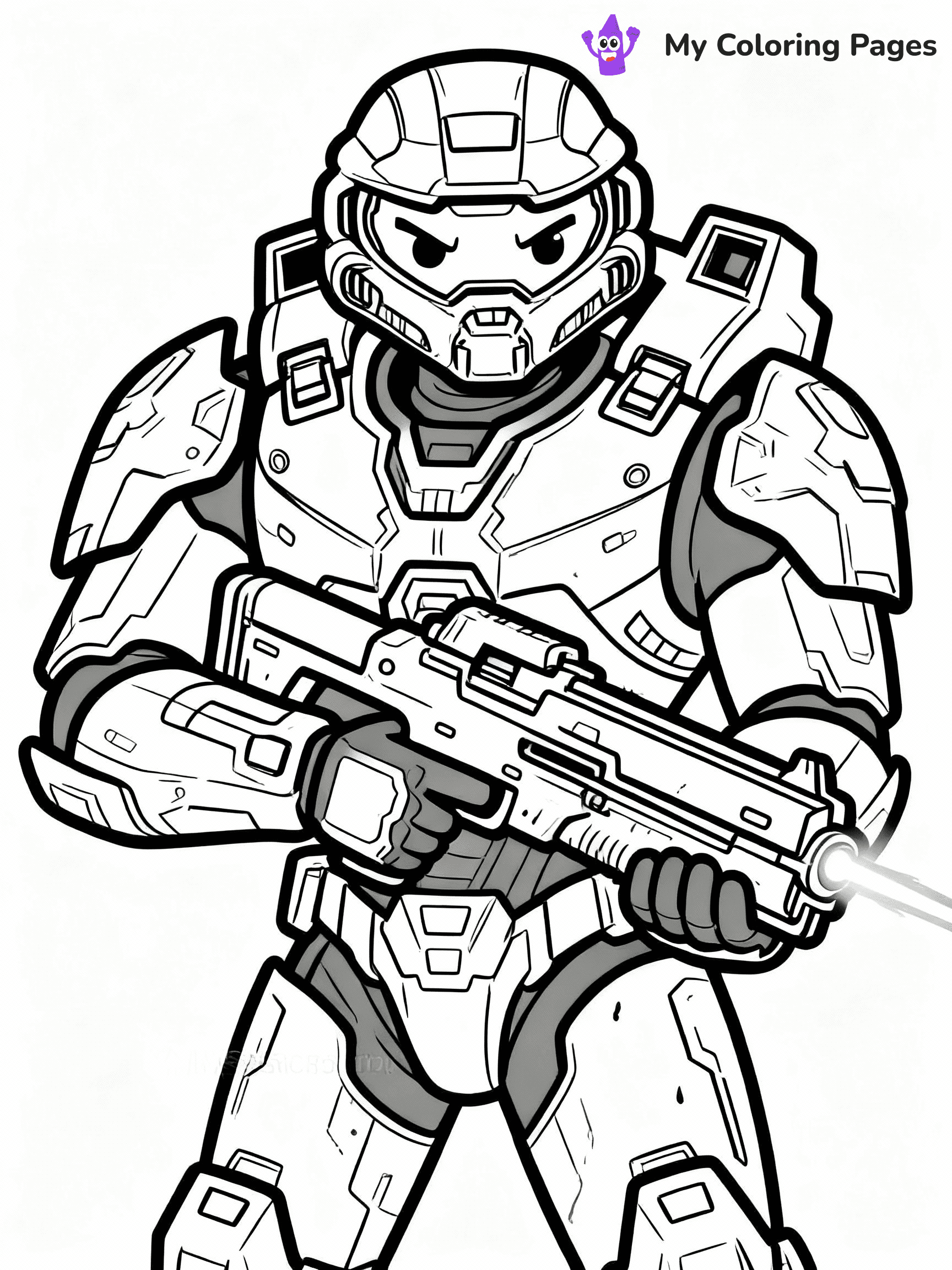 Halo Coloring Pages - 14