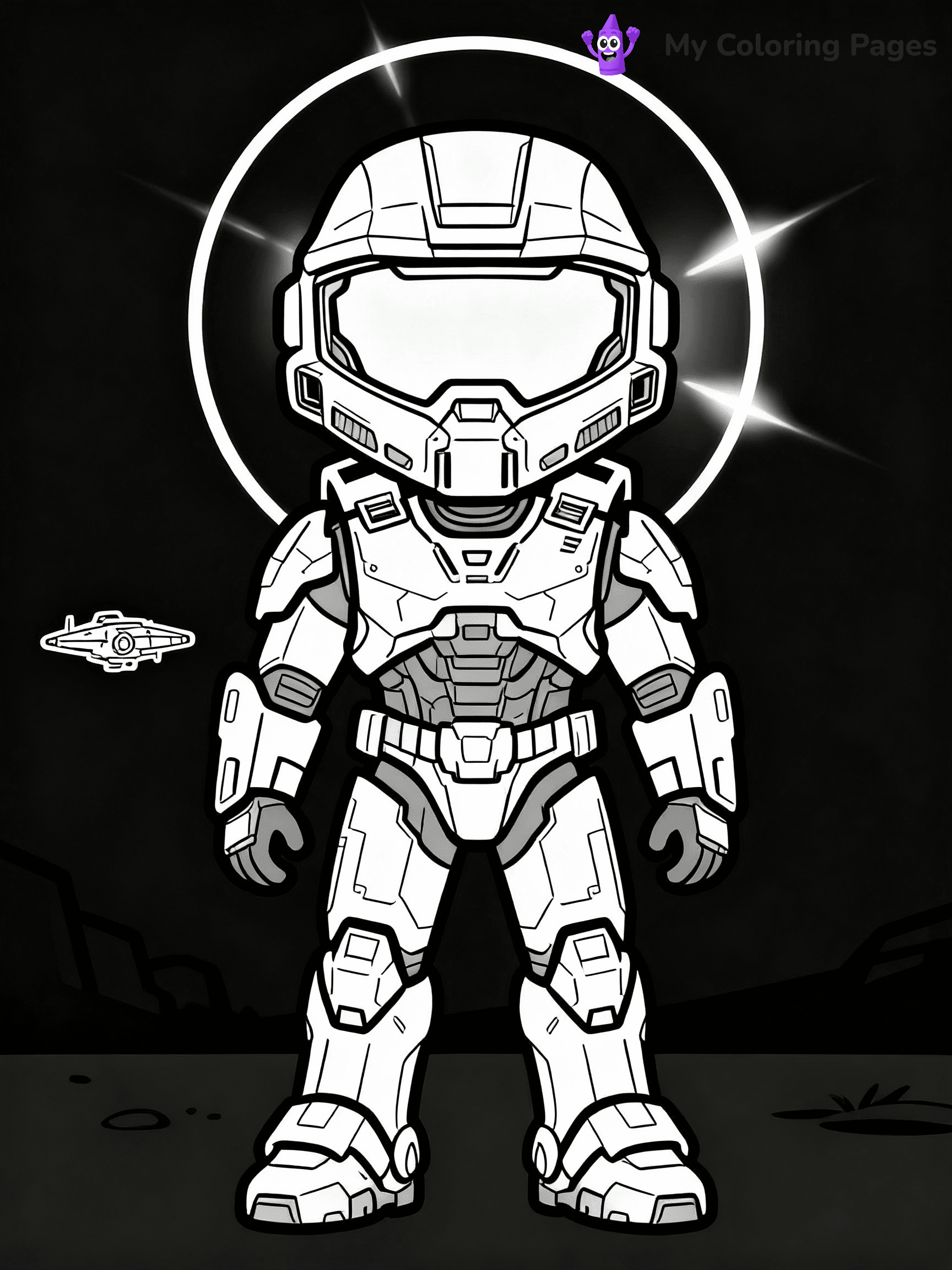 Halo Coloring Pages - 3