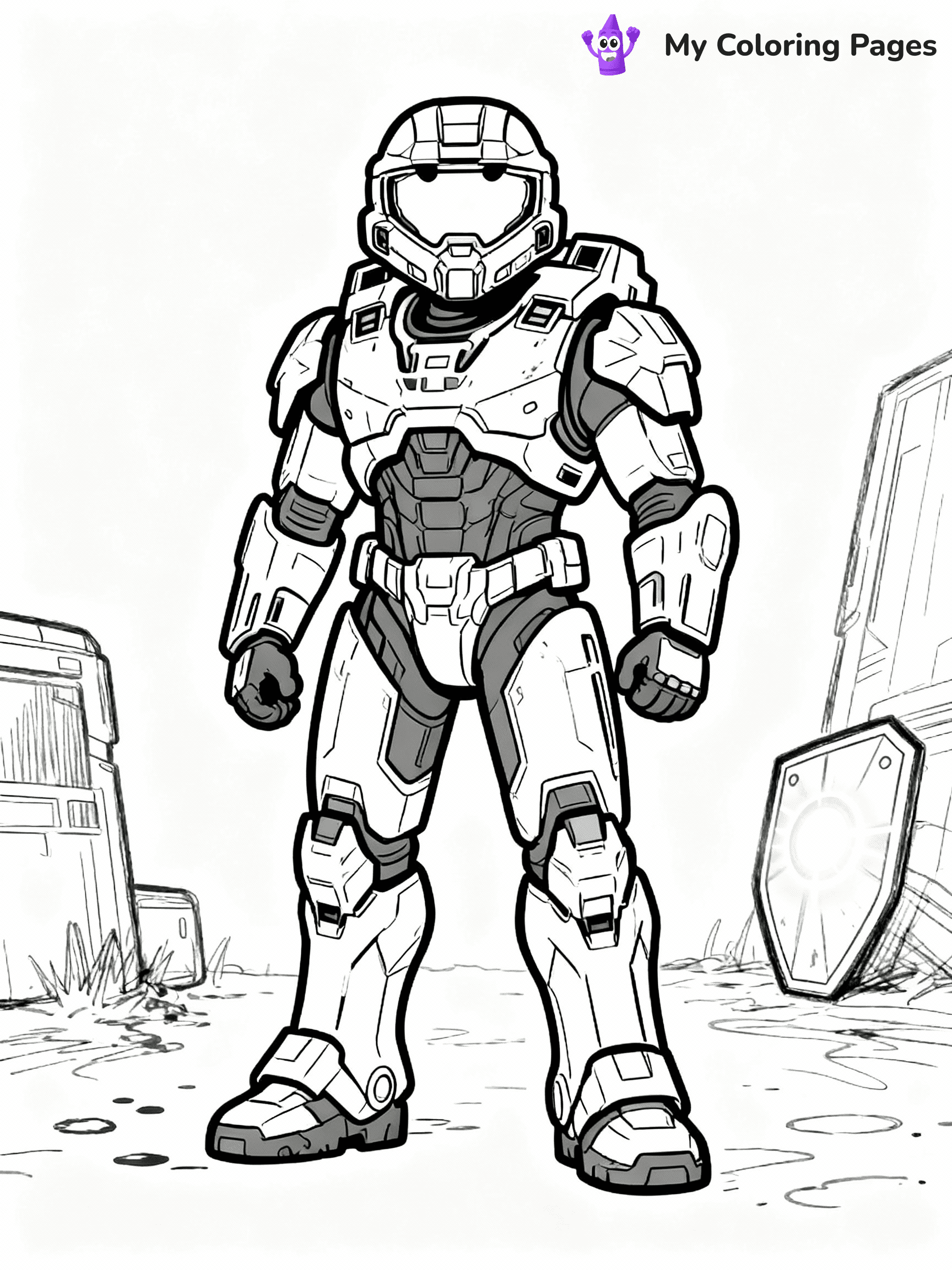 Halo Coloring Pages - 2