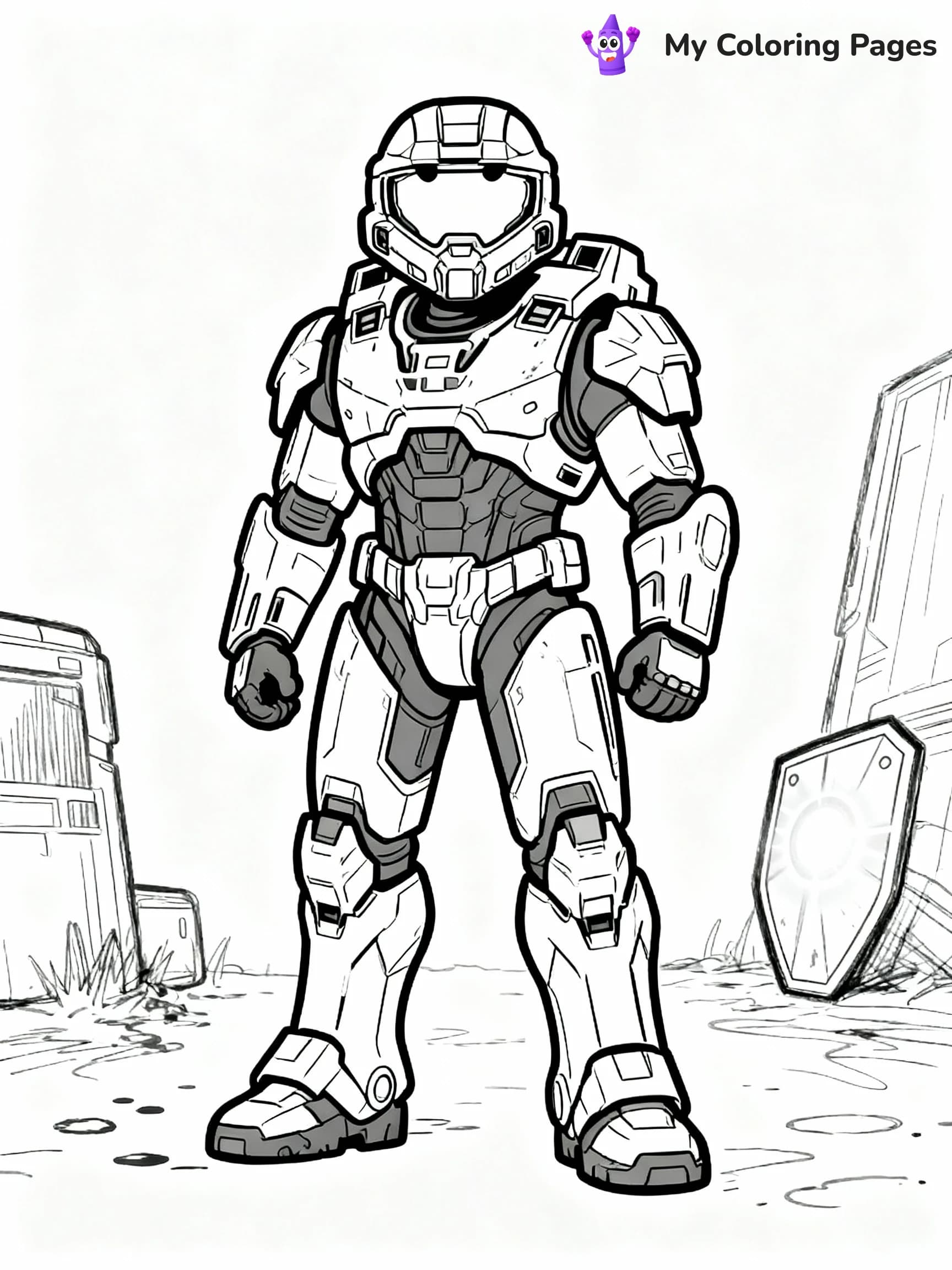 Halo Coloring Pages - 2