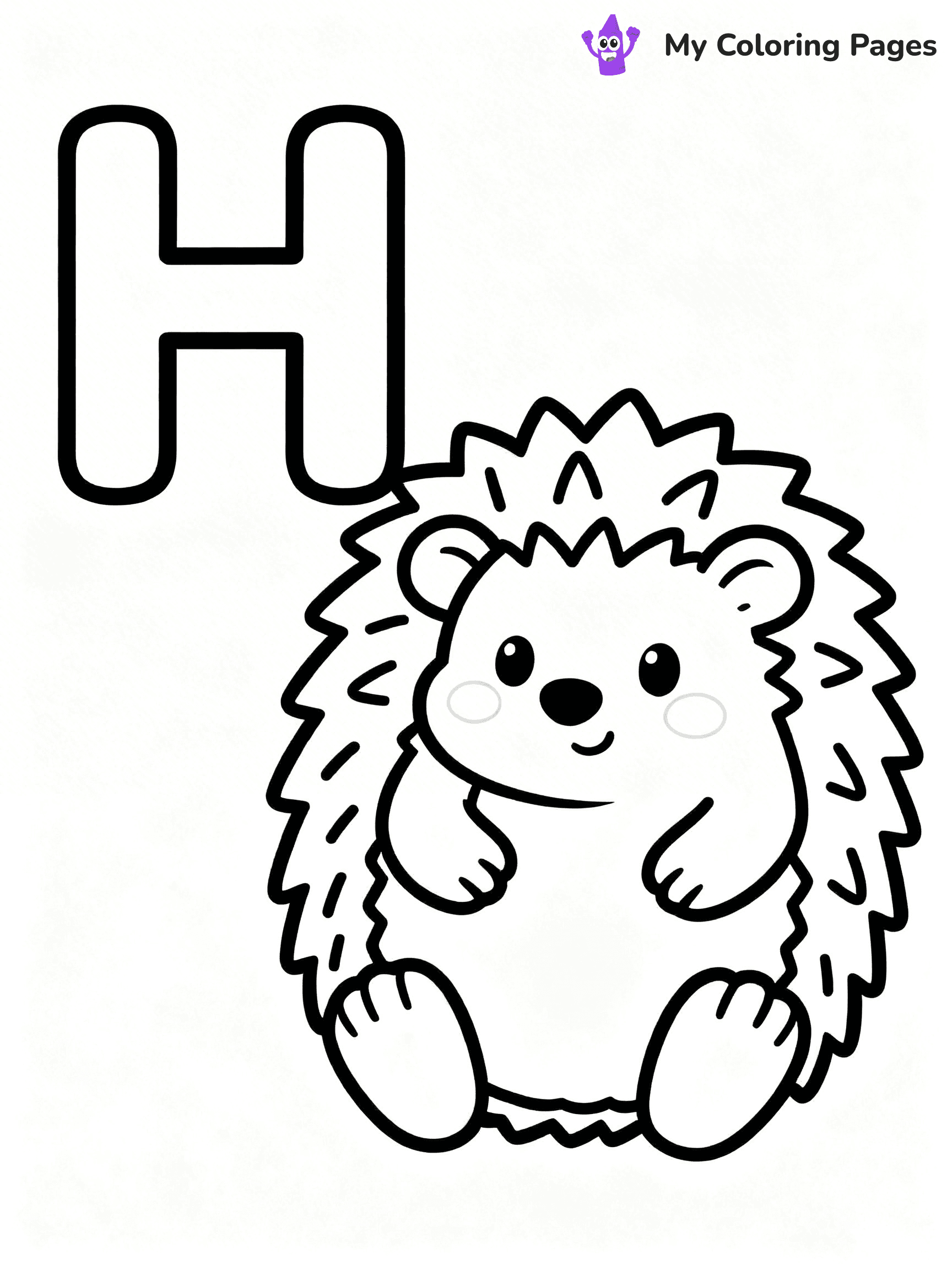 Letter H Coloring Pages - 37