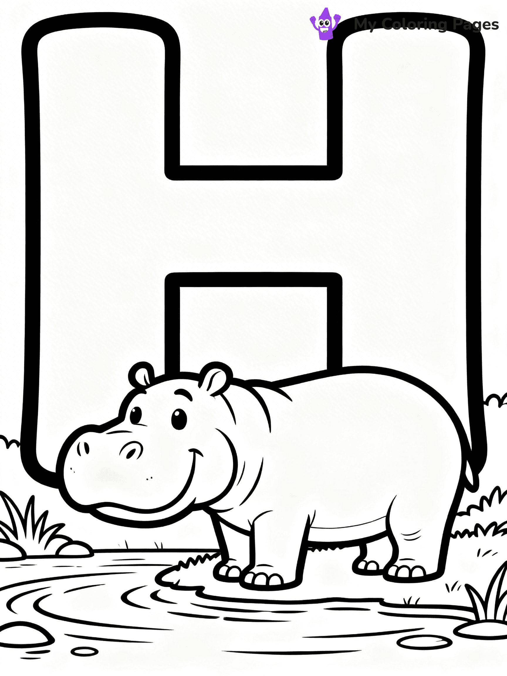Letter H Coloring Pages - 32