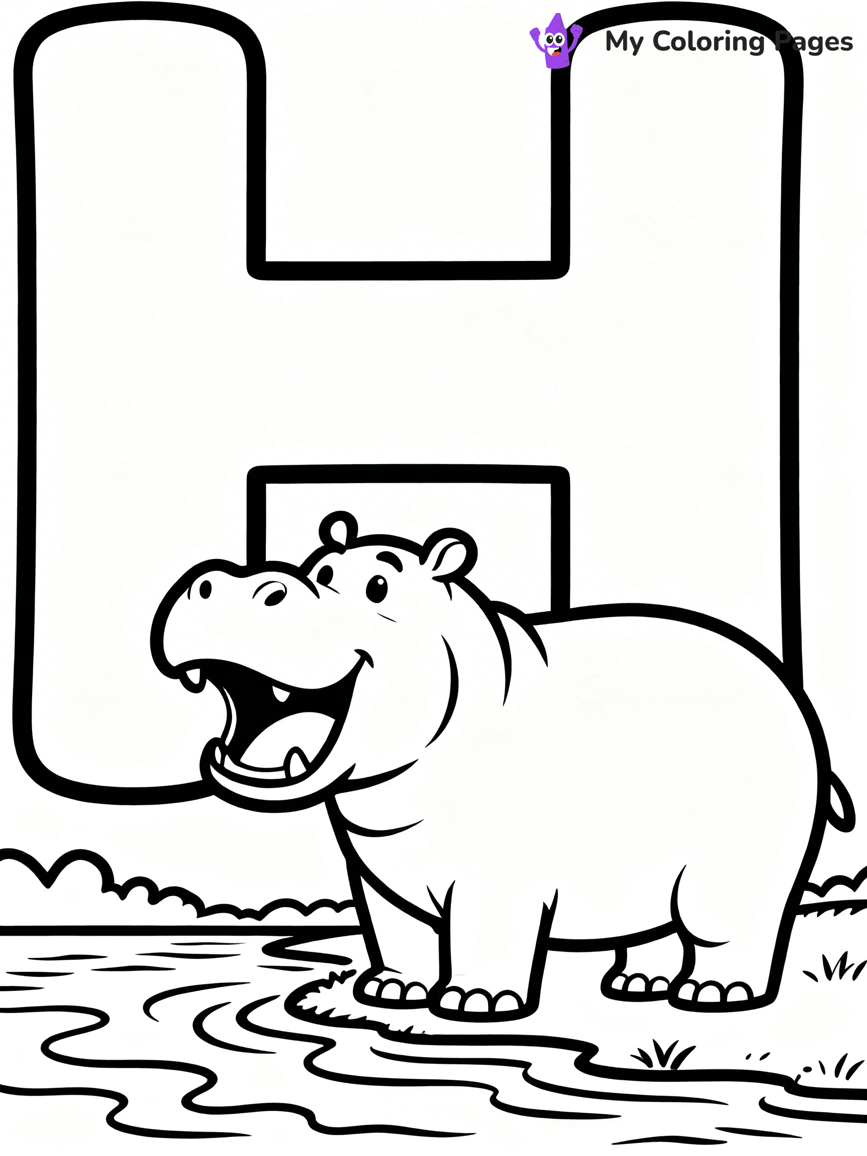 Letter H Coloring Pages - 31