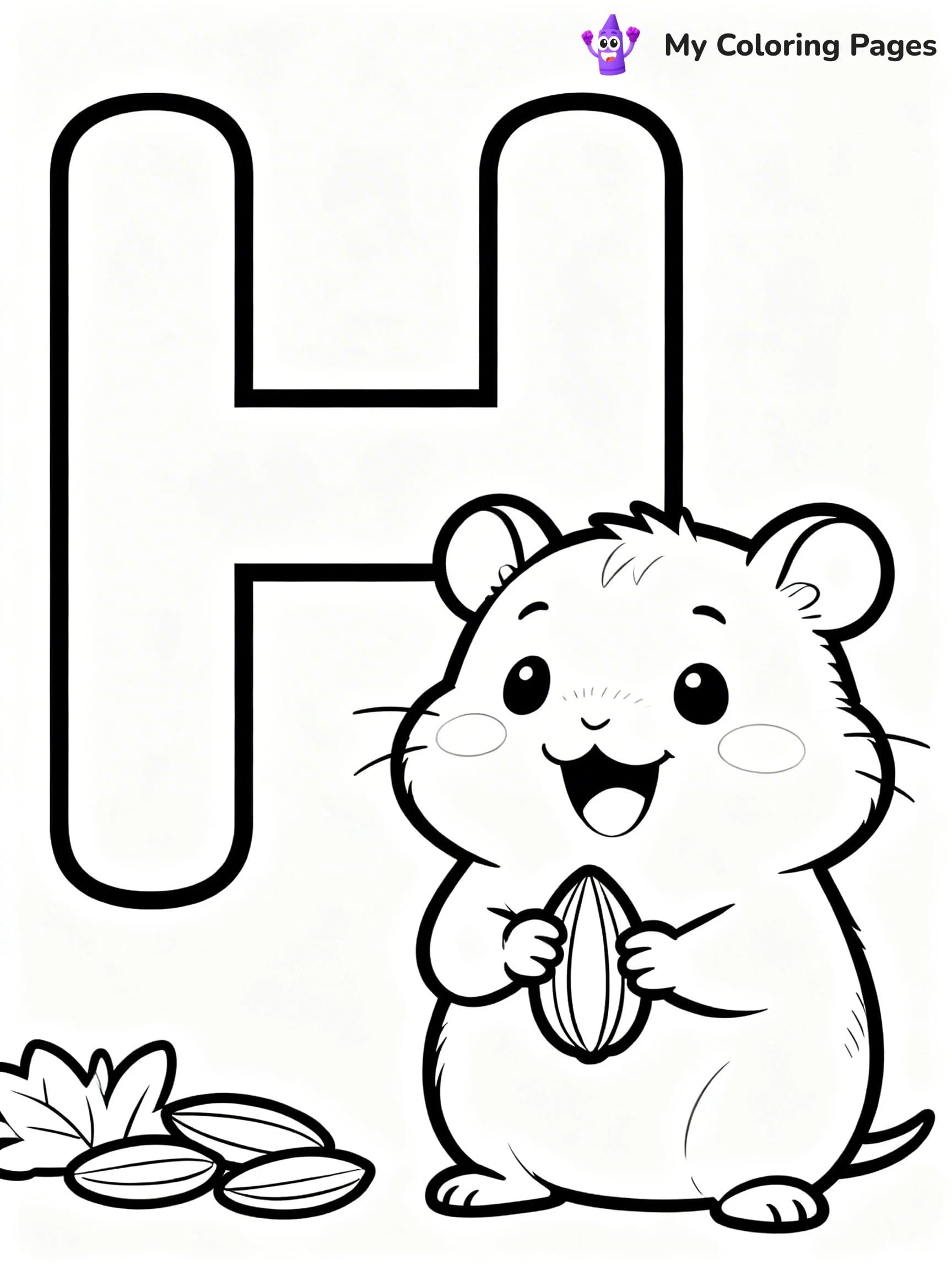 Letter H Coloring Pages - 22