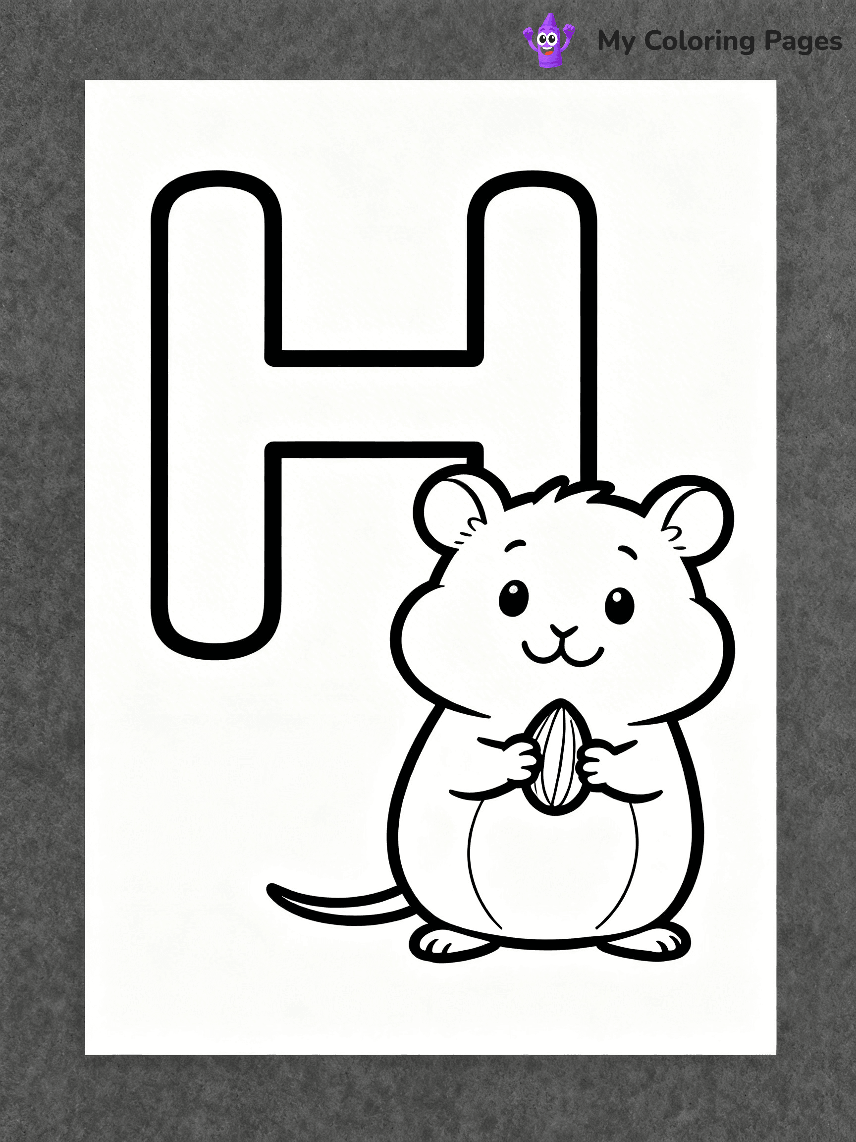 Letter H Coloring Pages - 19