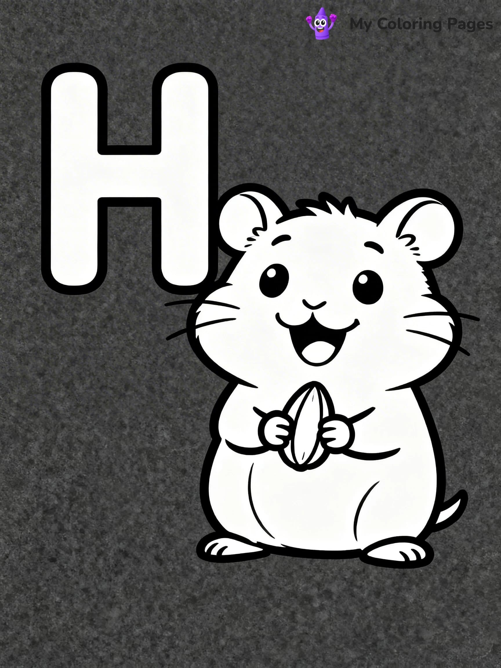 Letter H Coloring Pages - 18