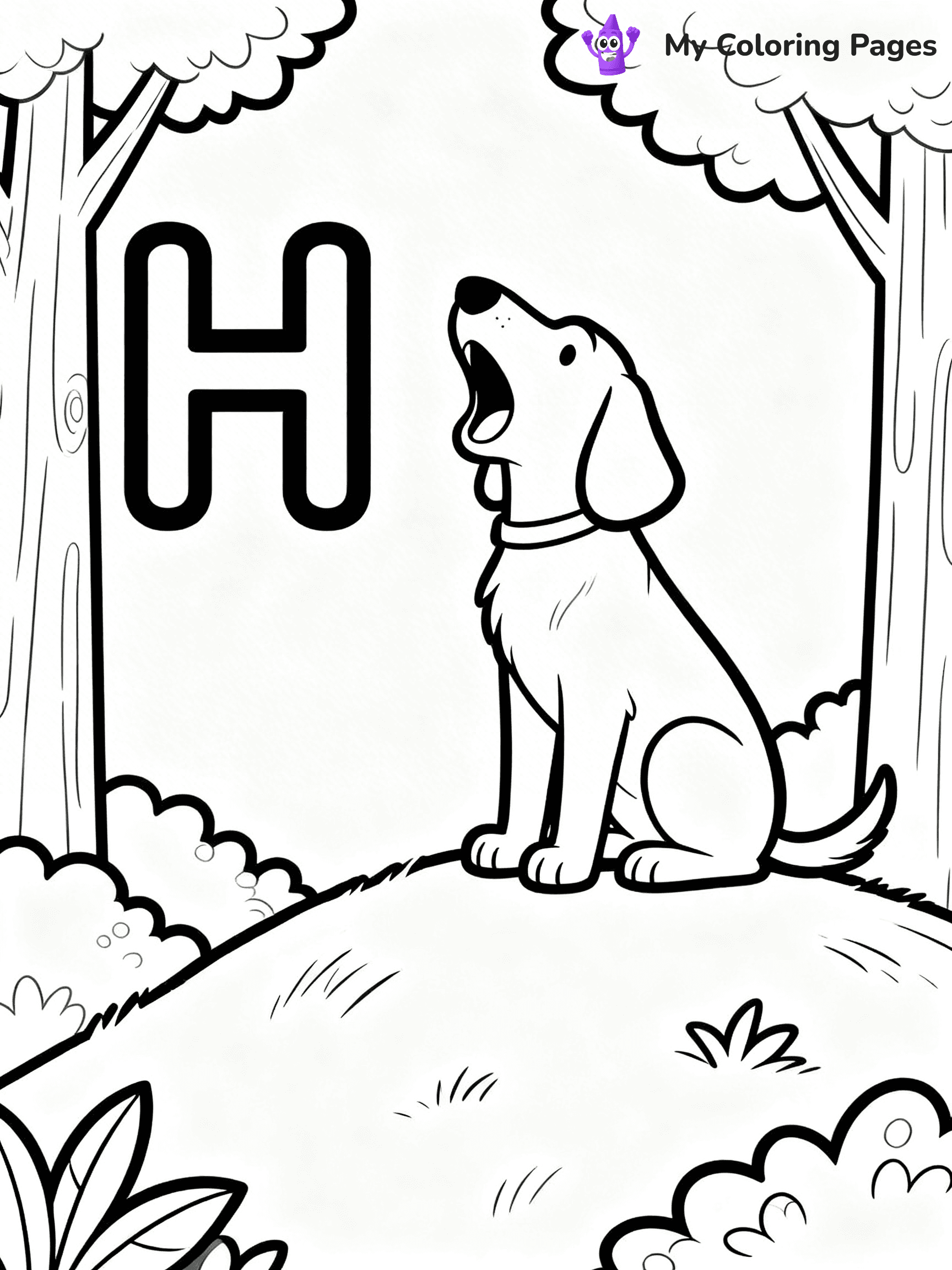 Letter H Coloring Pages - 14