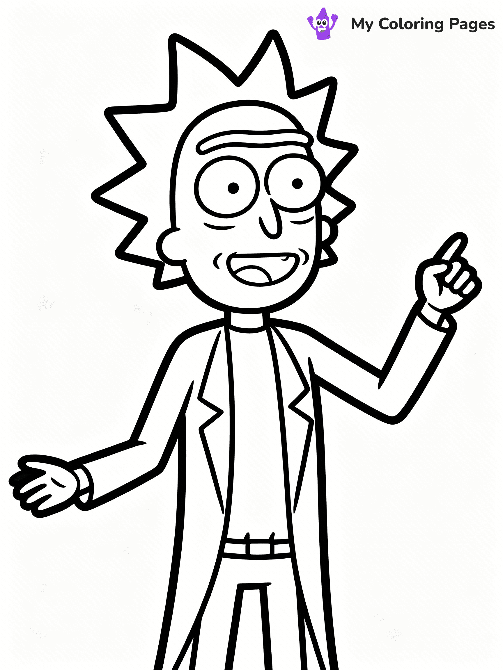 Rick And Morty Coloring Pages - 44