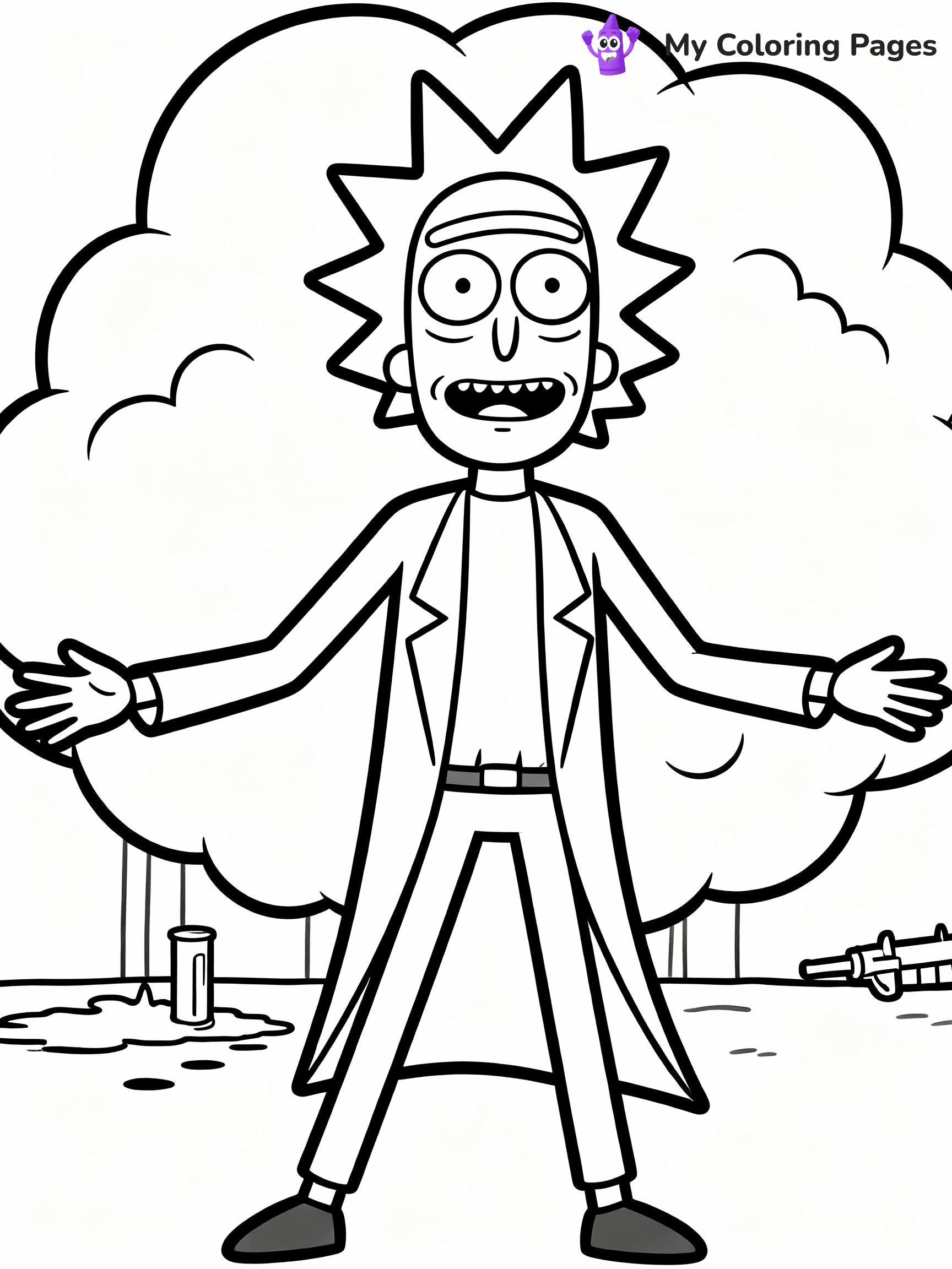 Rick And Morty Coloring Pages - 43
