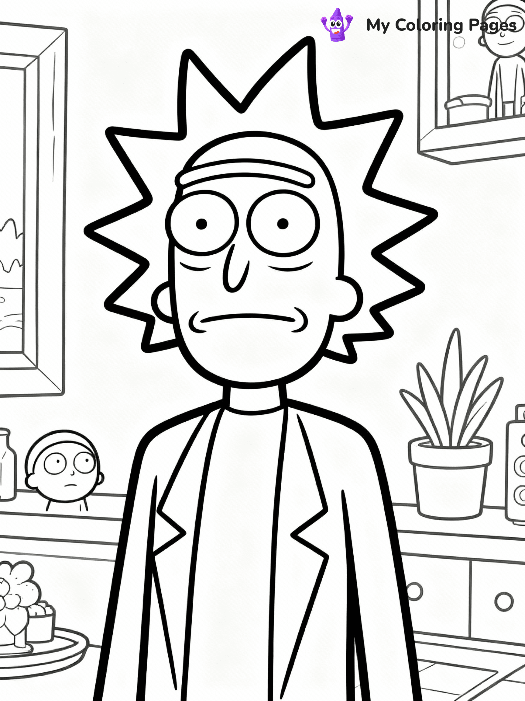 Rick And Morty Coloring Pages - 41