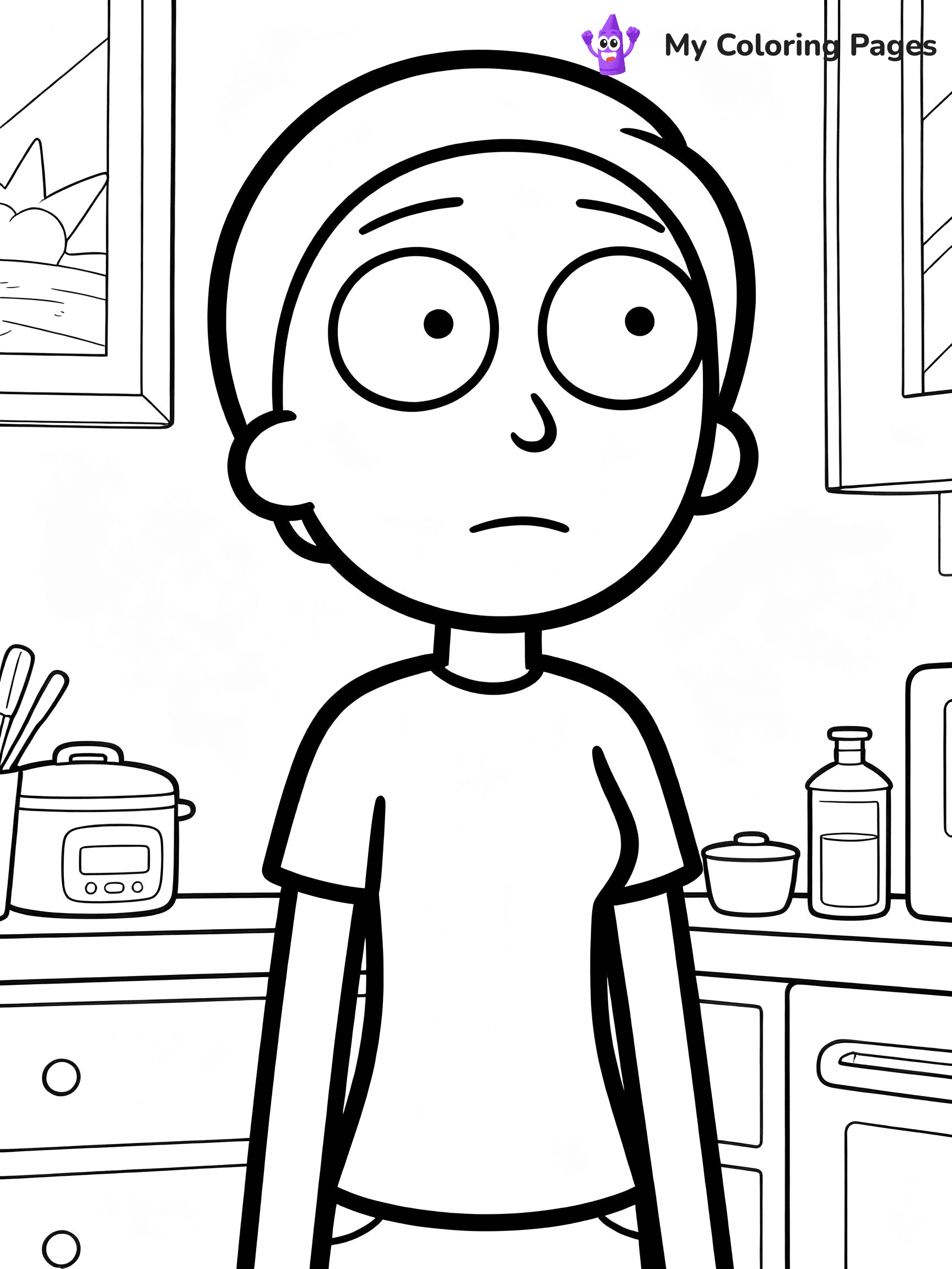 Rick And Morty Coloring Pages - 39