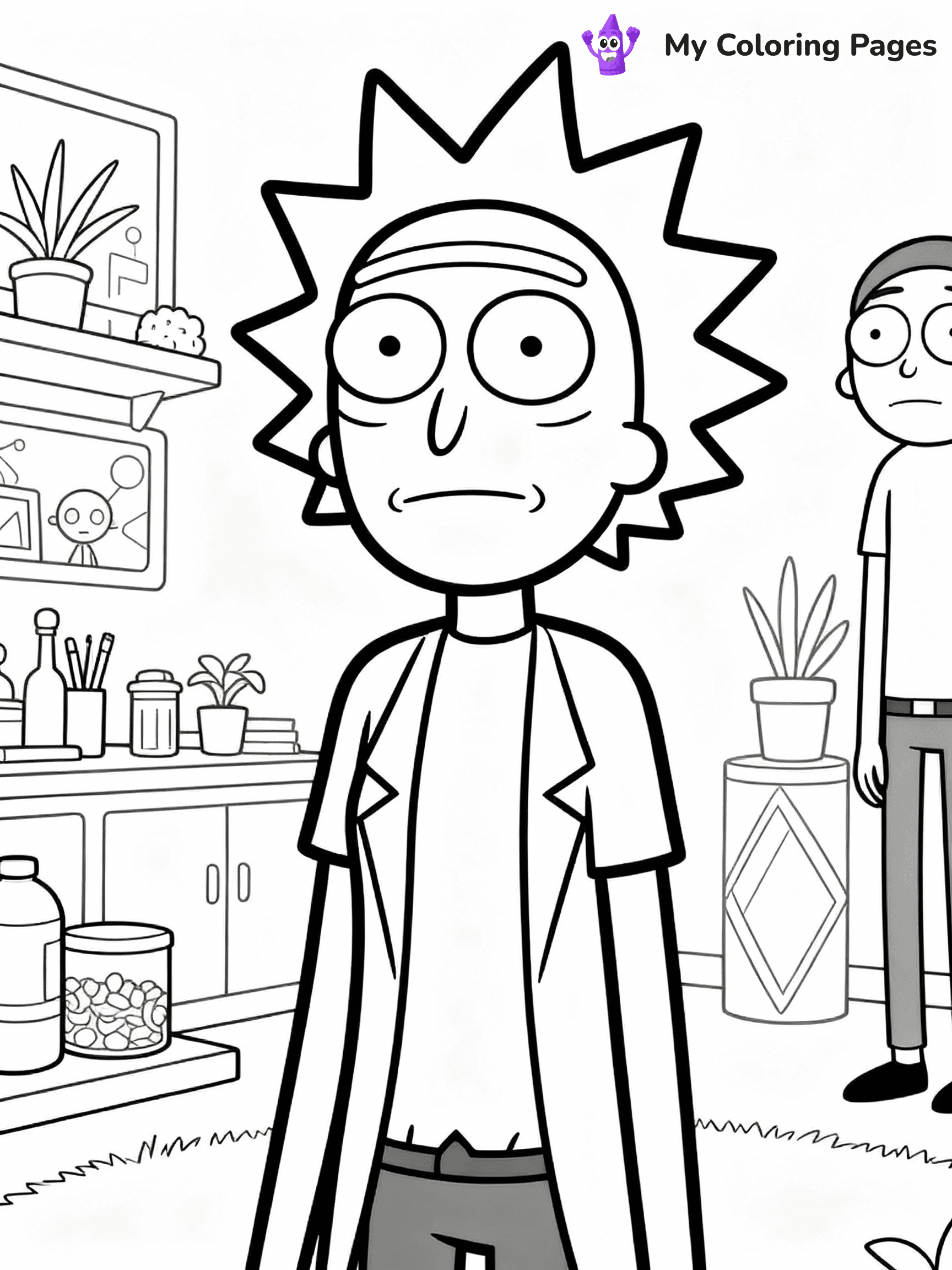 Rick And Morty Coloring Pages - 38