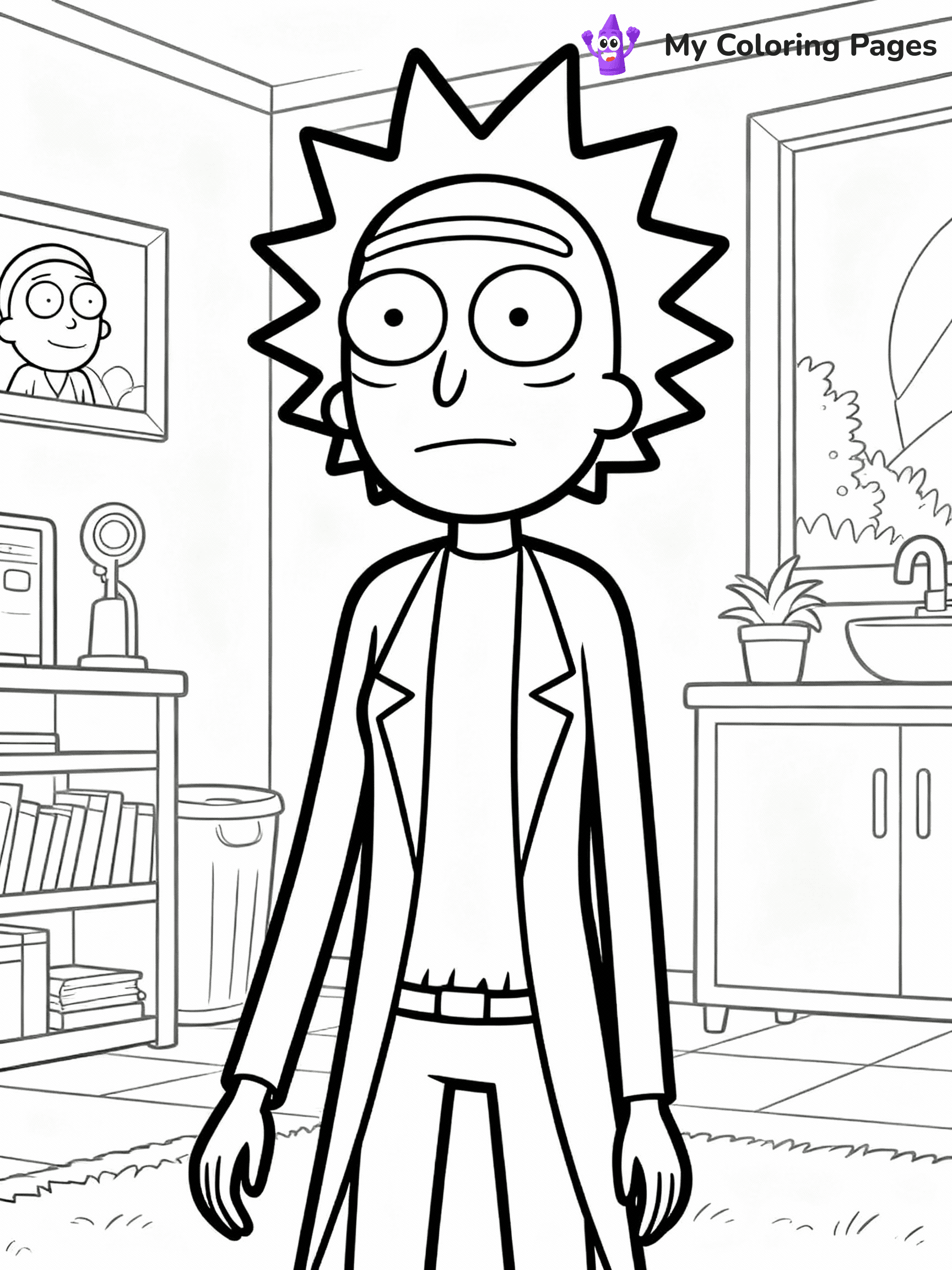Rick And Morty Coloring Pages - 37
