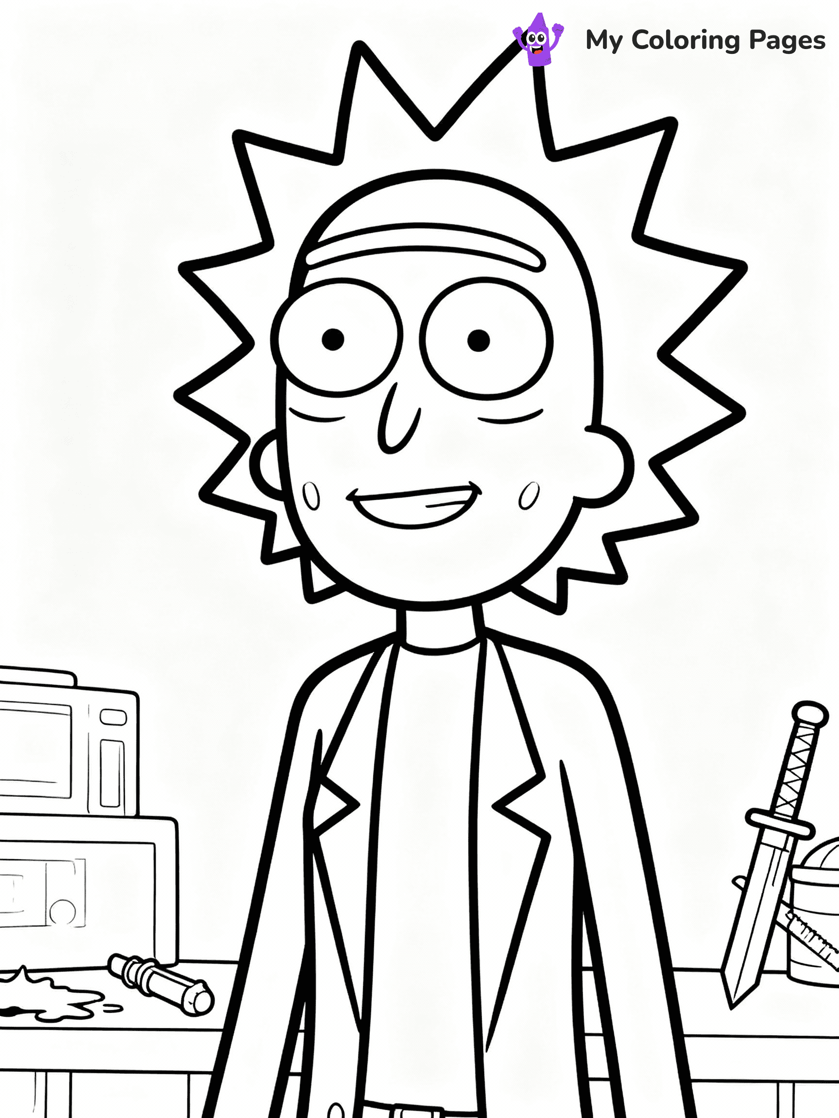 Rick And Morty Coloring Pages - 36