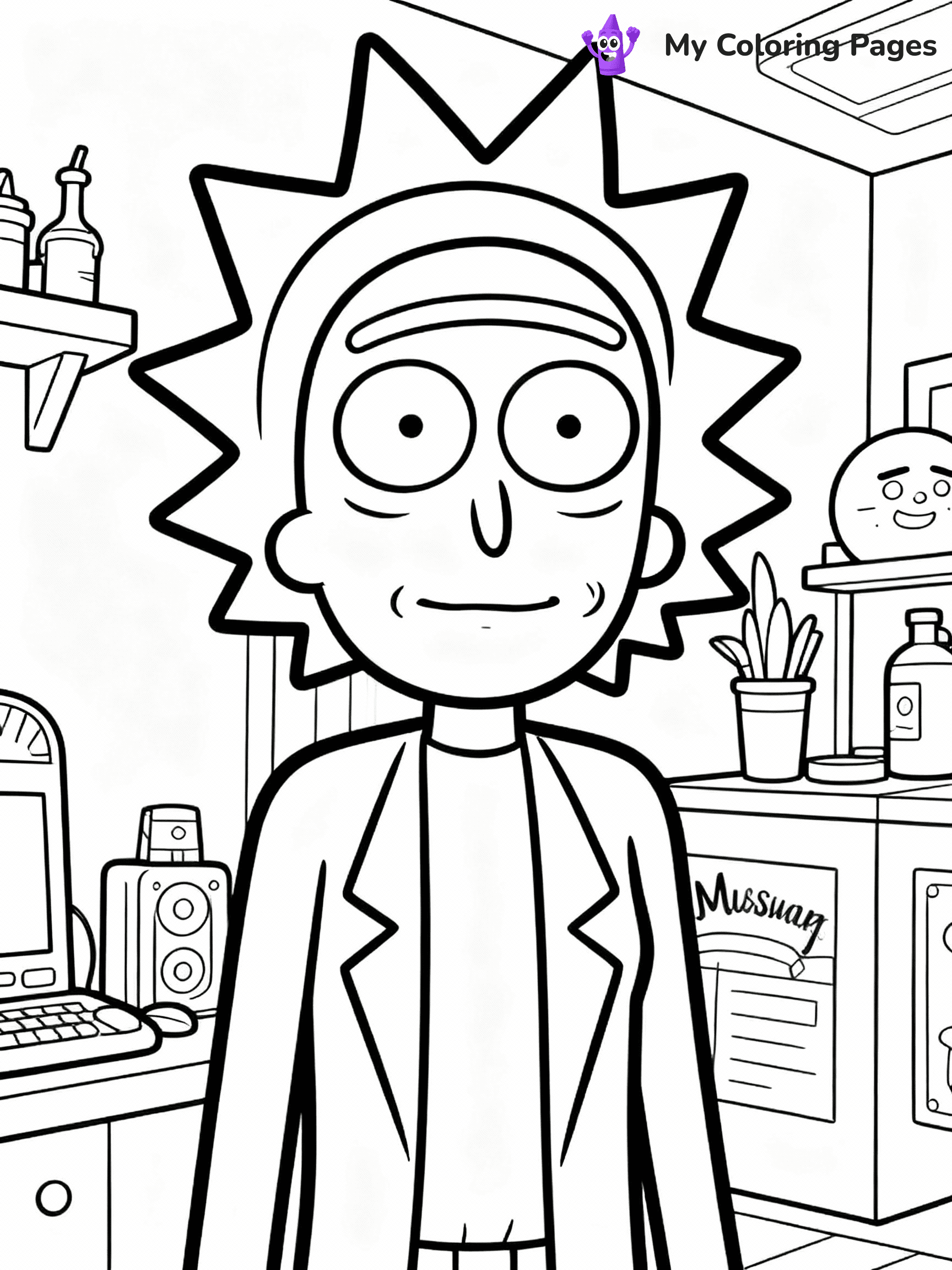 Rick And Morty Coloring Pages - 33