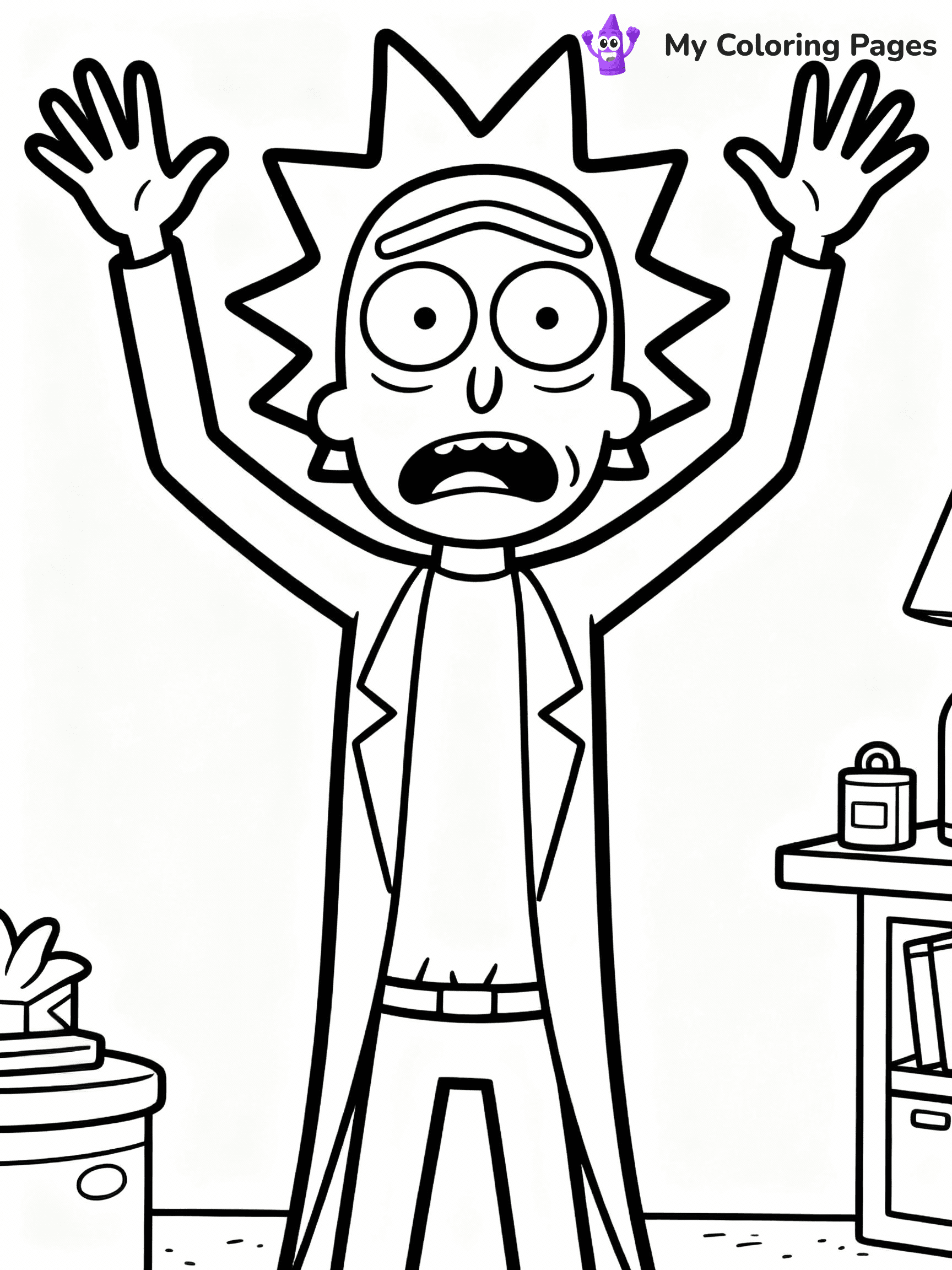 Rick And Morty Coloring Pages - 32