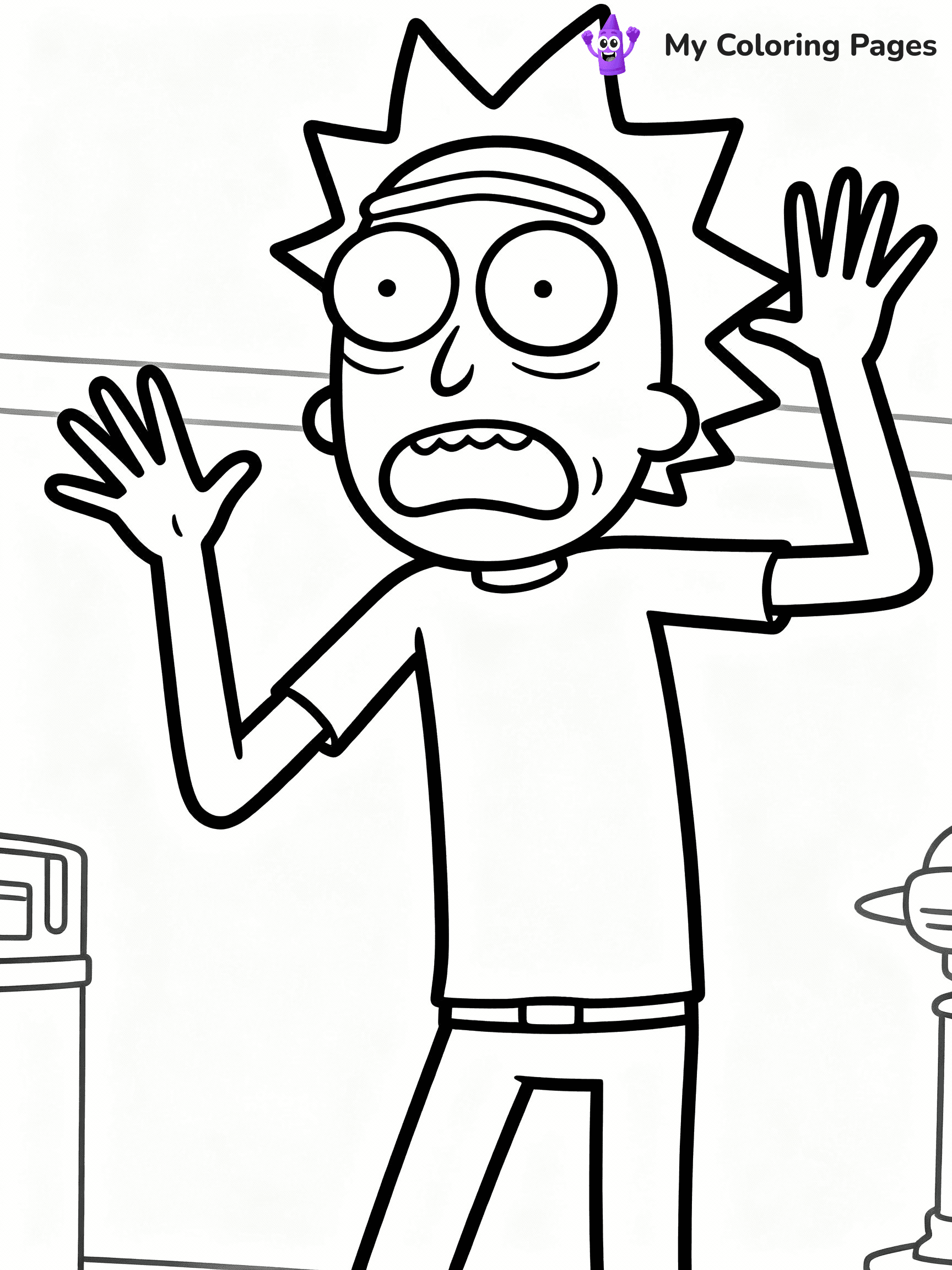 Rick And Morty Coloring Pages - 29
