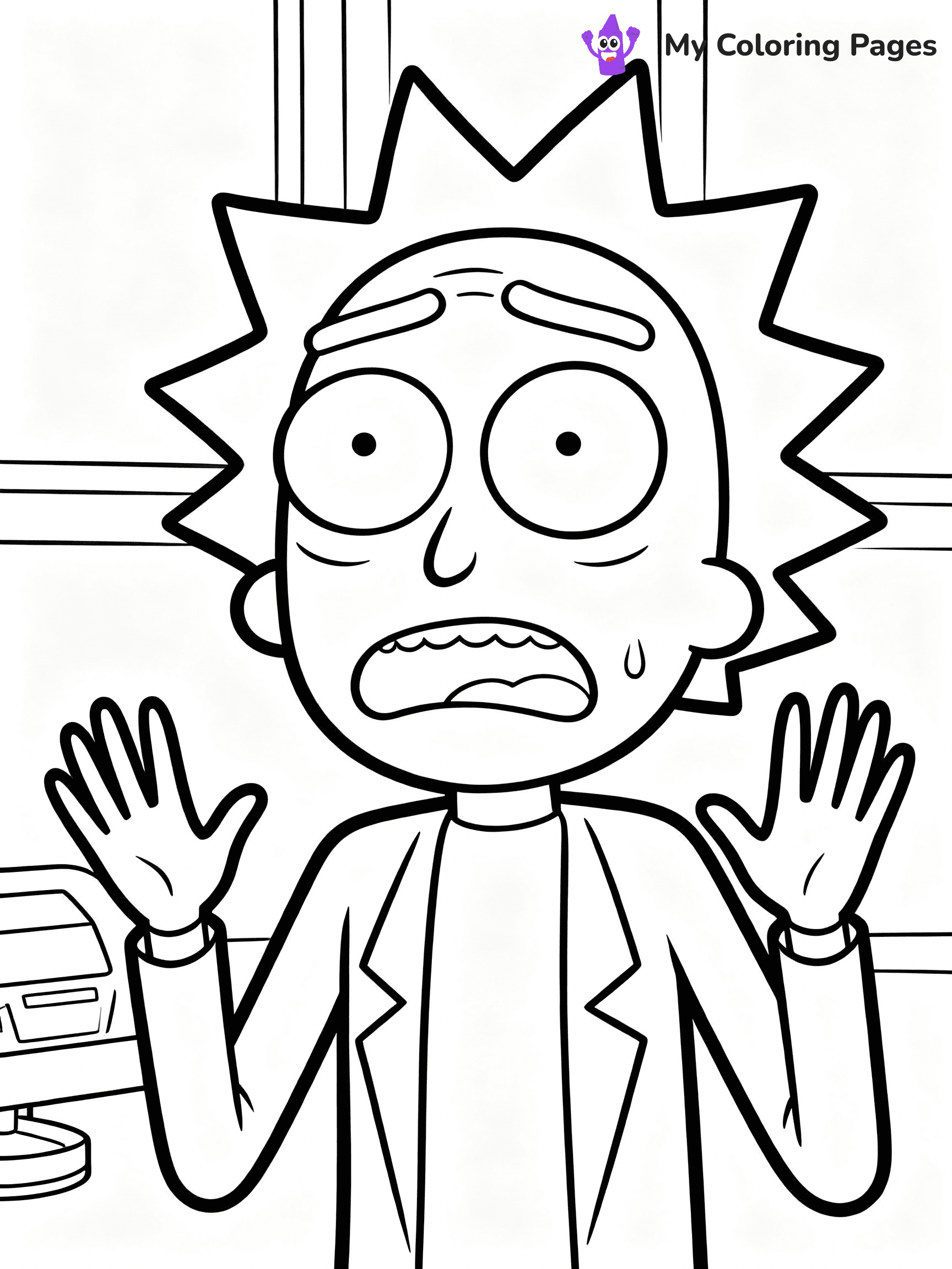 Rick And Morty Coloring Pages - 27