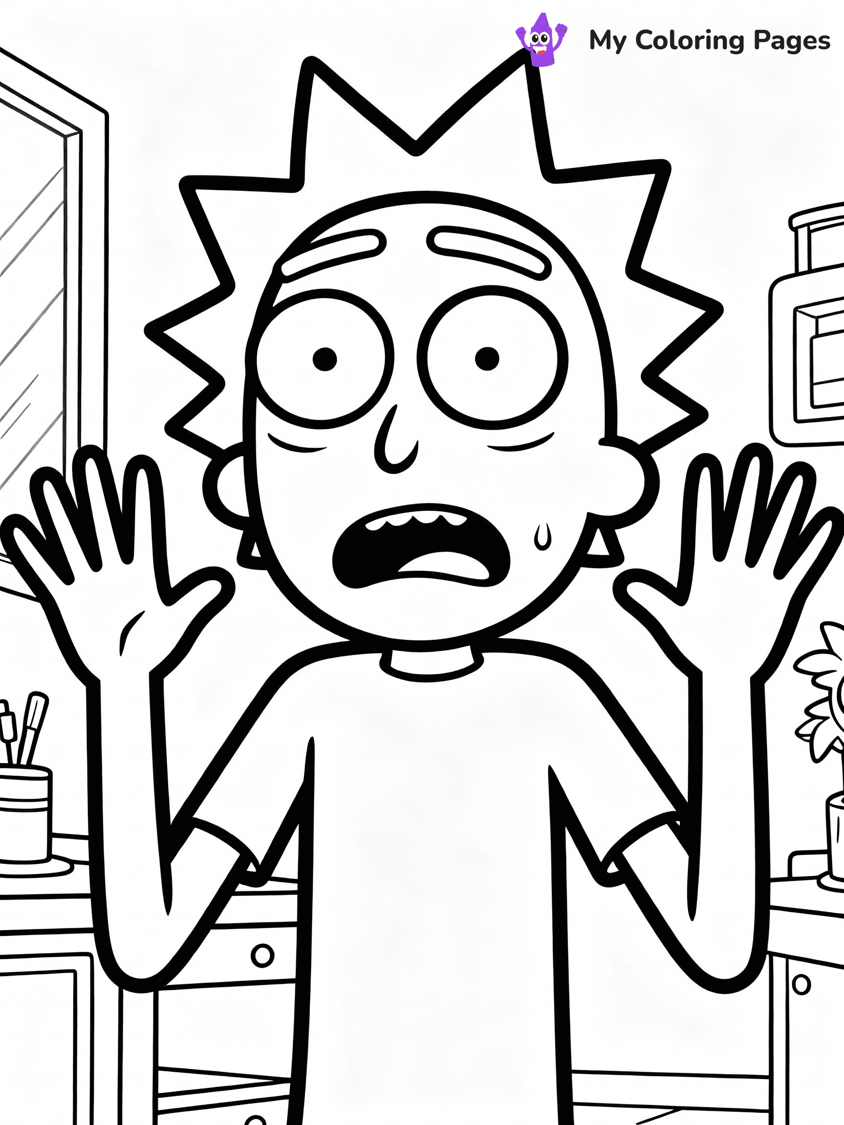 Rick And Morty Coloring Pages - 26