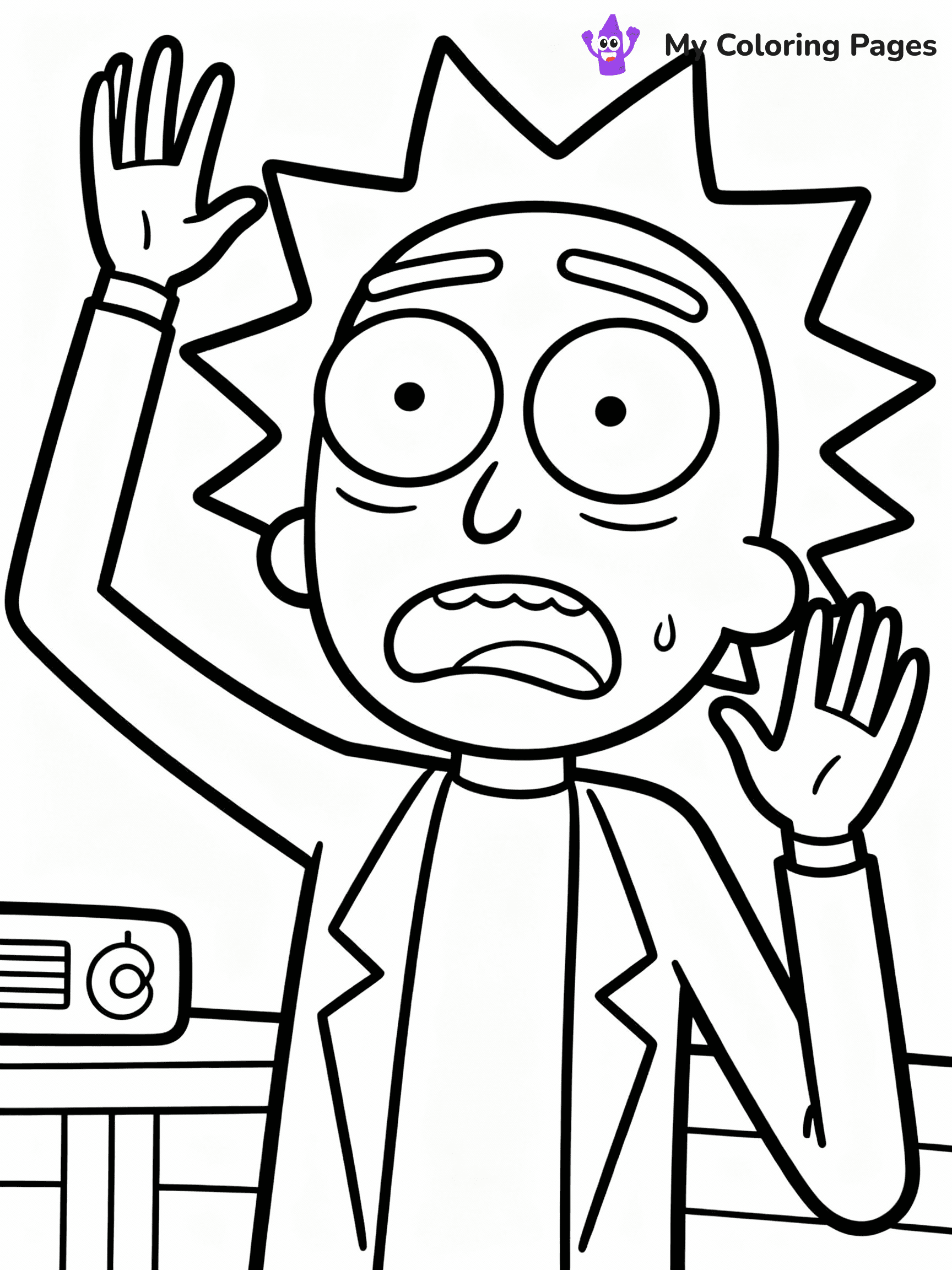 Rick And Morty Coloring Pages - 22