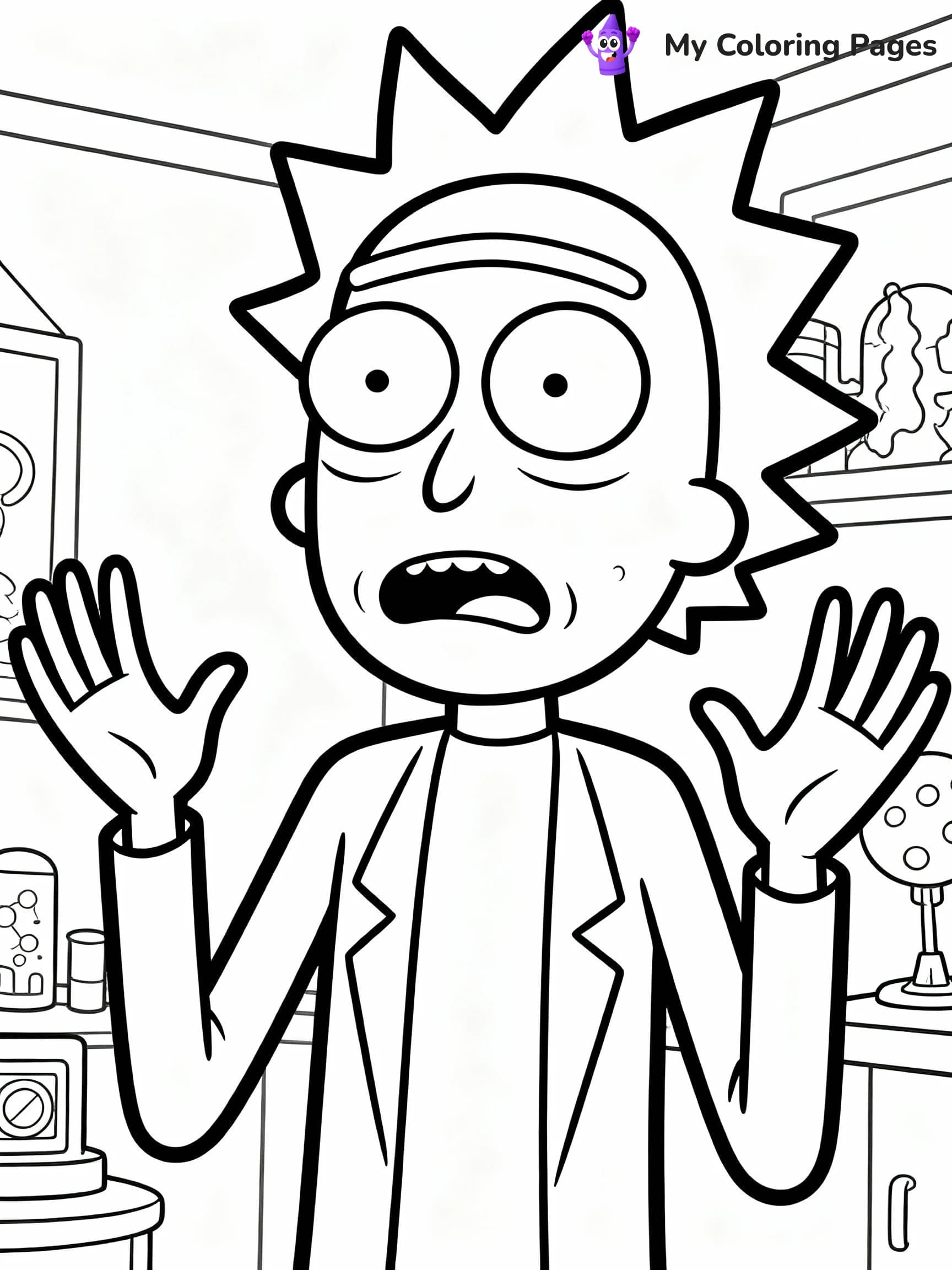 Rick And Morty Coloring Pages - 21