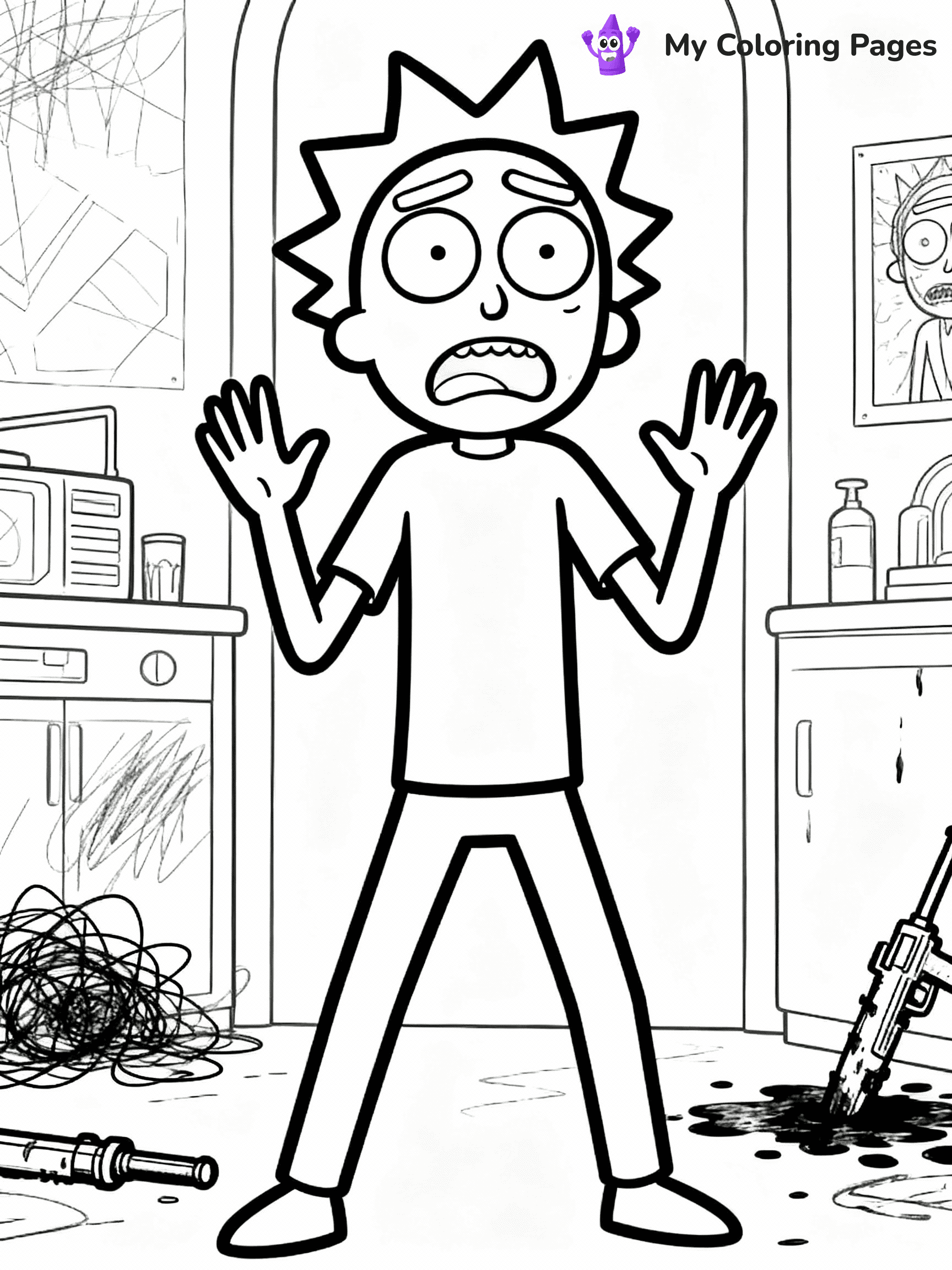 Rick And Morty Coloring Pages - 20