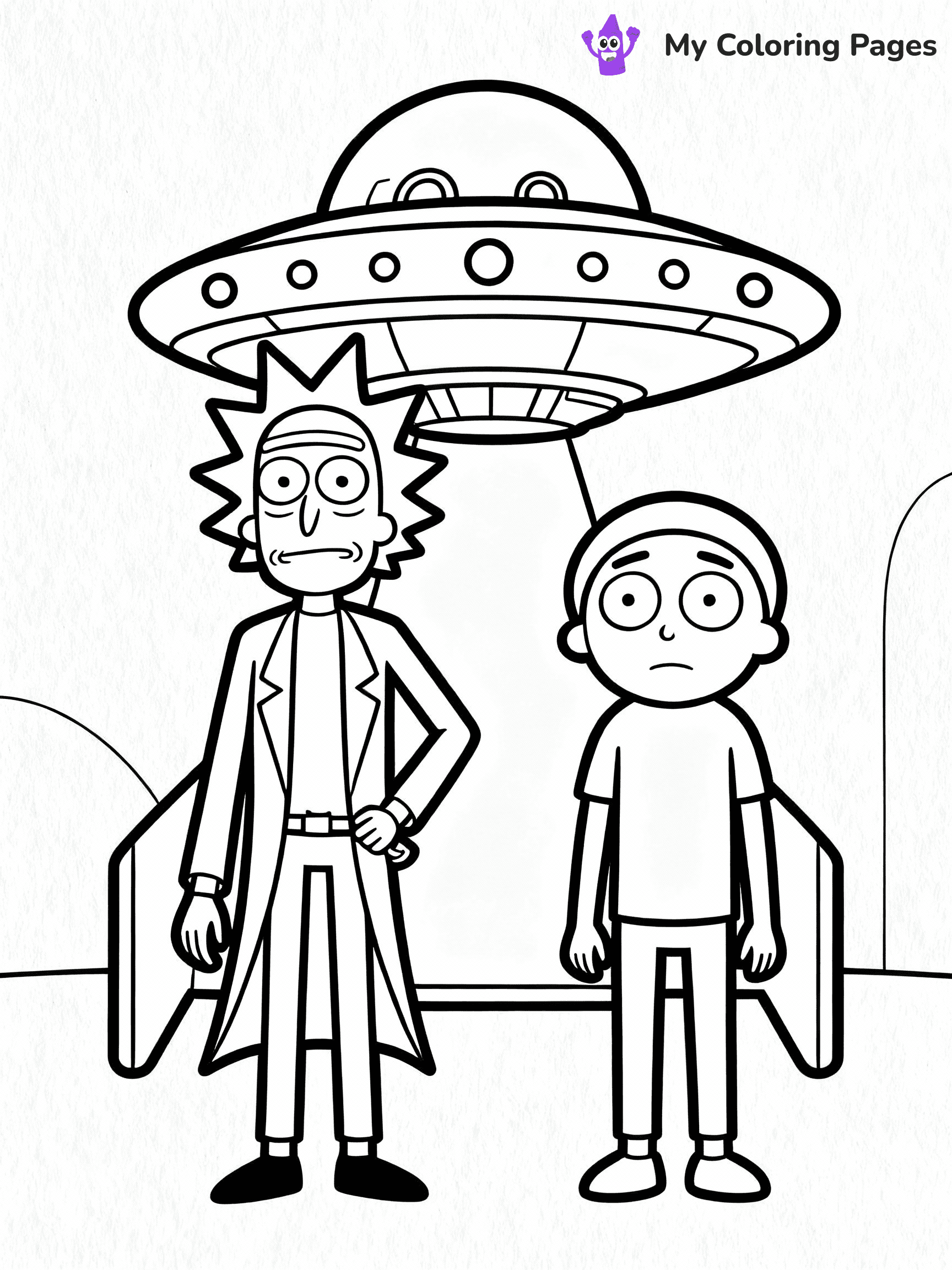 Rick And Morty Coloring Pages - 17