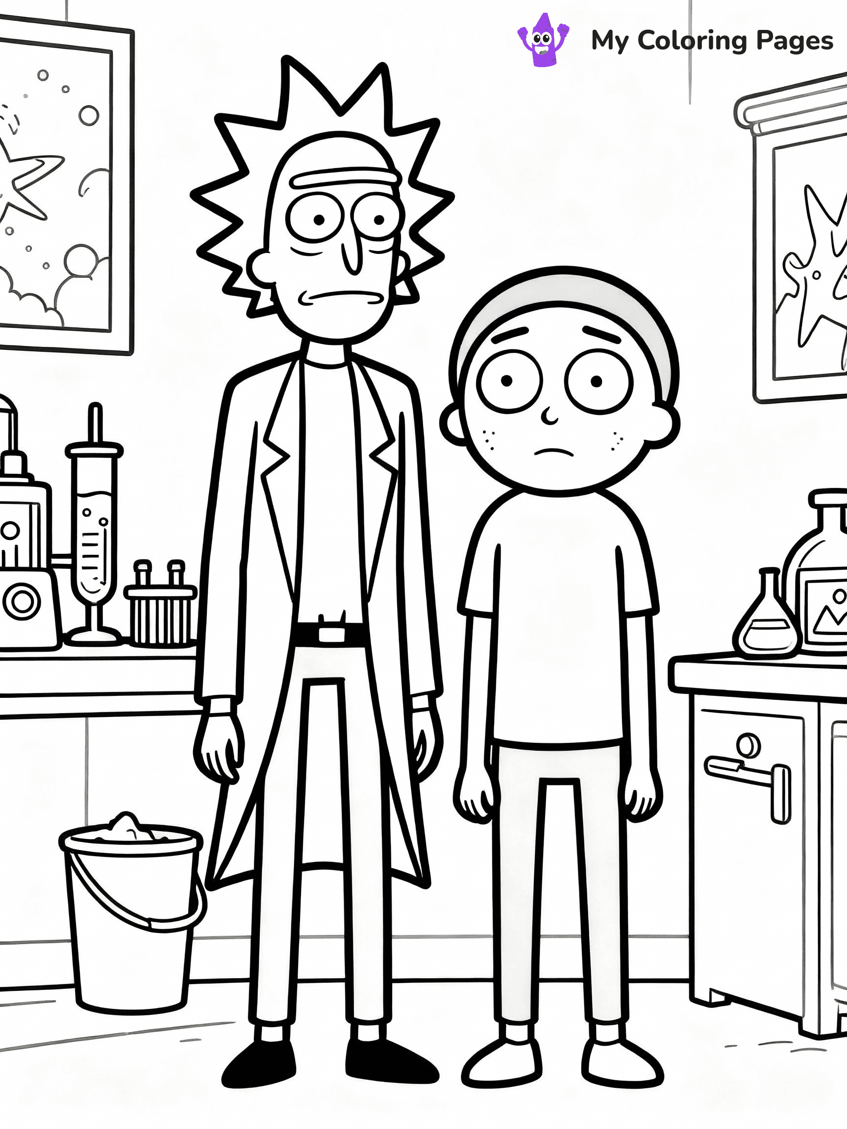 Rick And Morty Coloring Pages - 16
