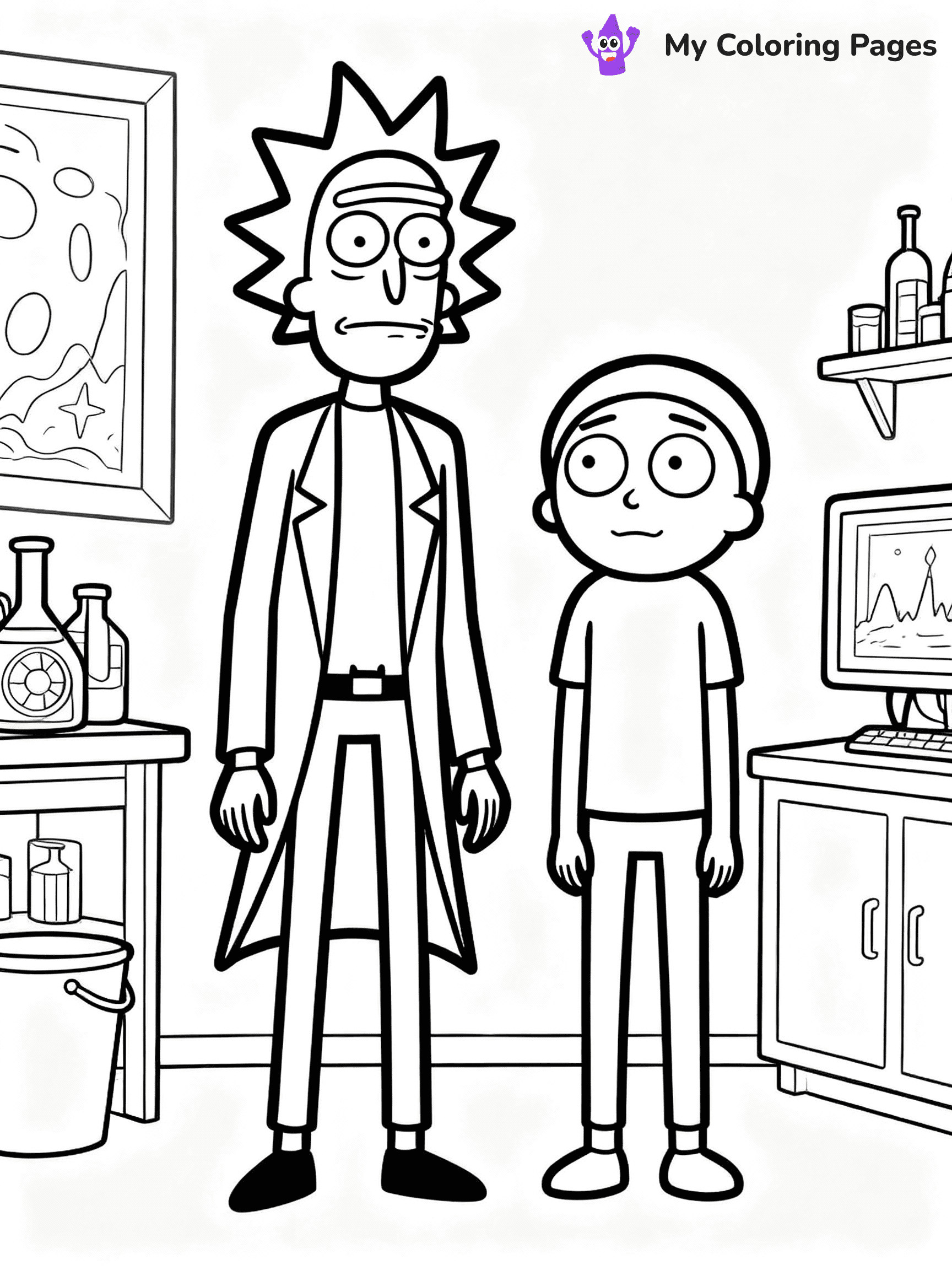 Rick And Morty Coloring Pages - 14