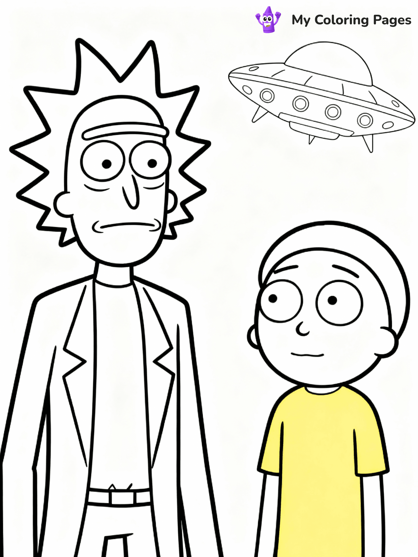 Rick And Morty Coloring Pages - 13