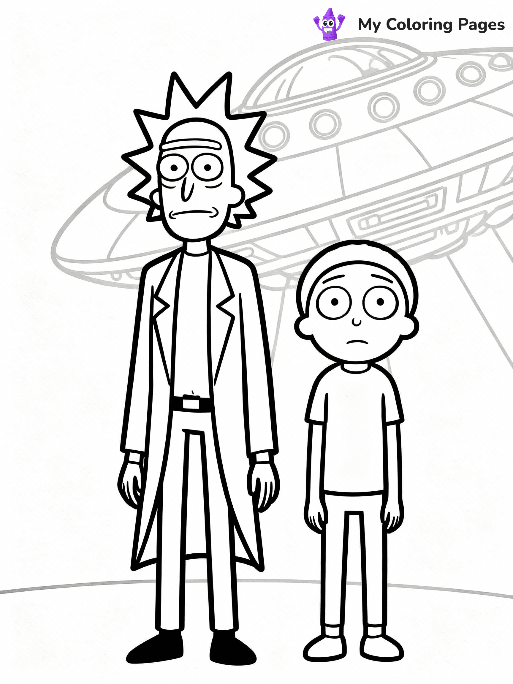 Rick And Morty Coloring Pages - 11