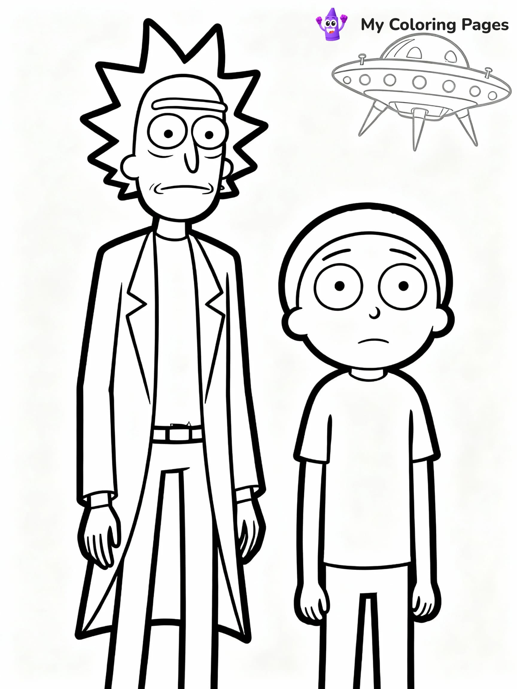 Rick And Morty Coloring Pages - 5