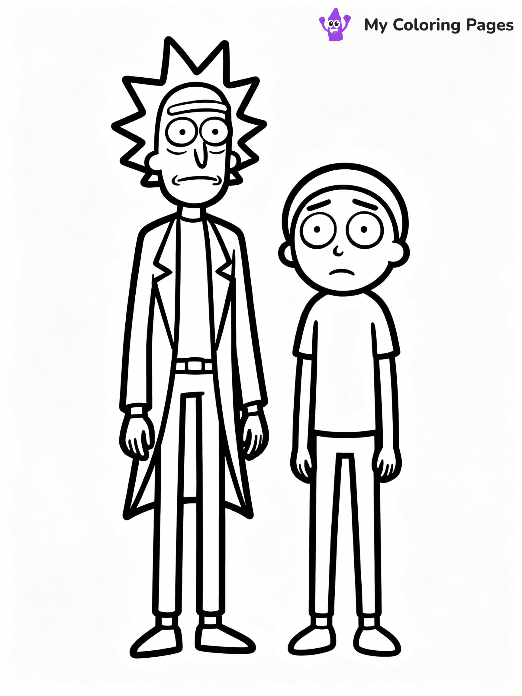 Rick And Morty Coloring Pages - 4