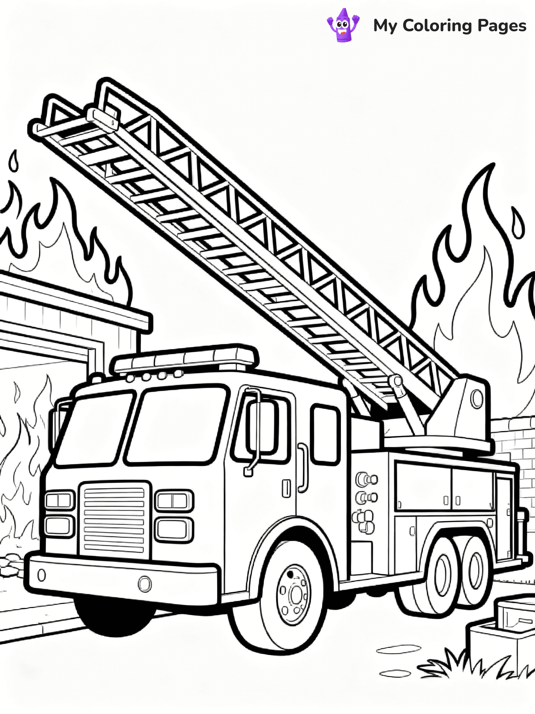 Fireman Coloring Pages - 7