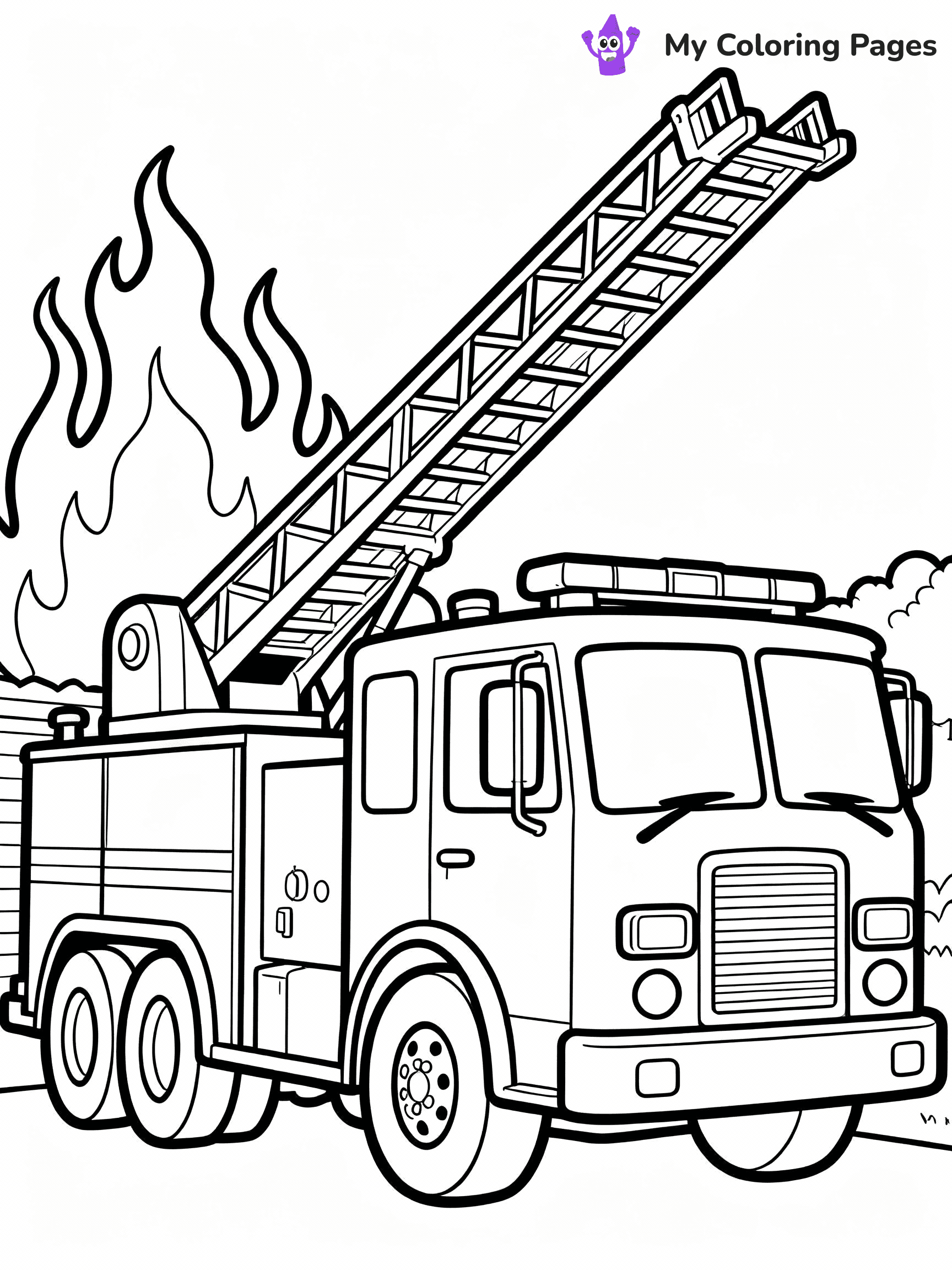 Fireman Coloring Pages - 6