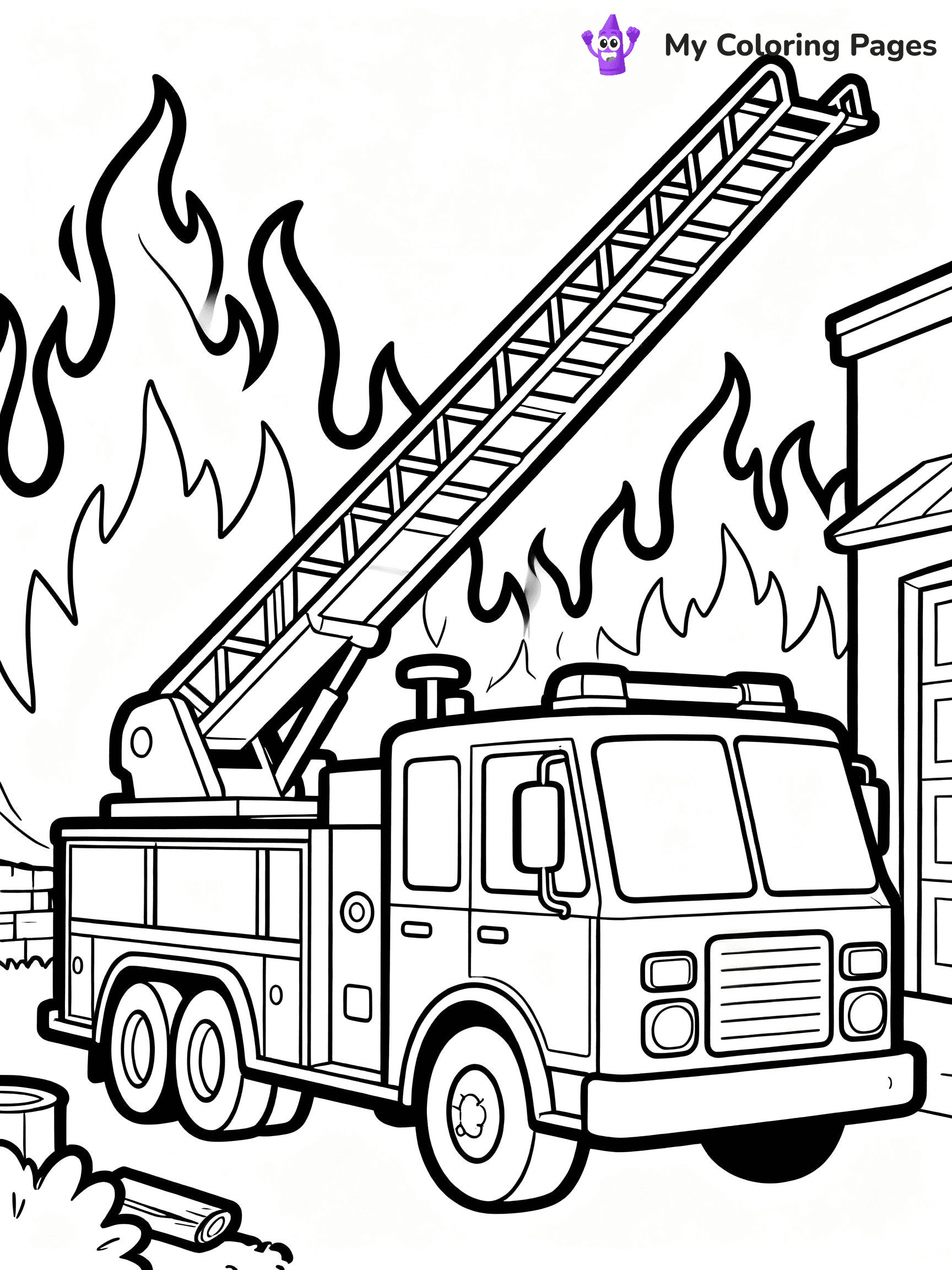Fireman Coloring Pages - 4