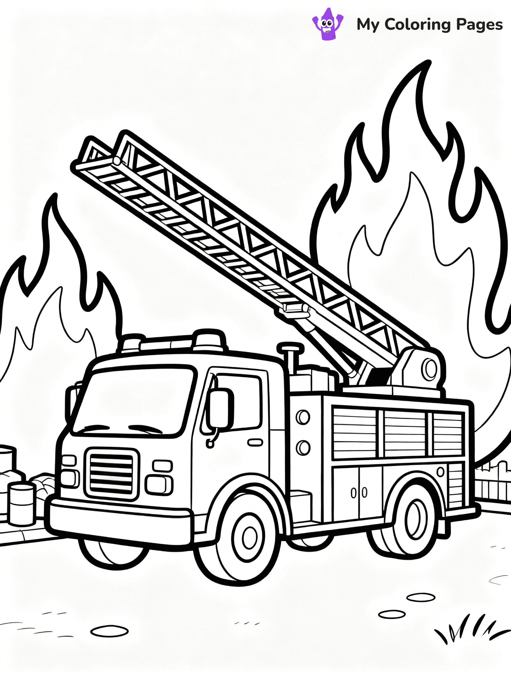 Fireman Coloring Pages - 3