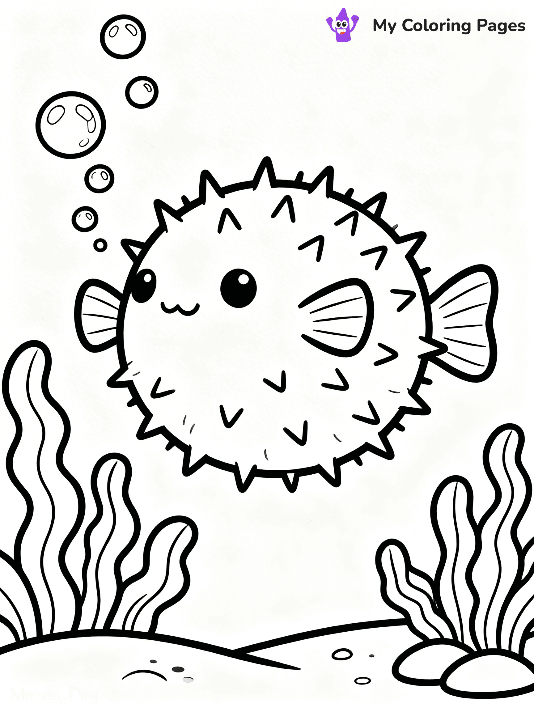 Puffer Fish Coloring Pages - 27