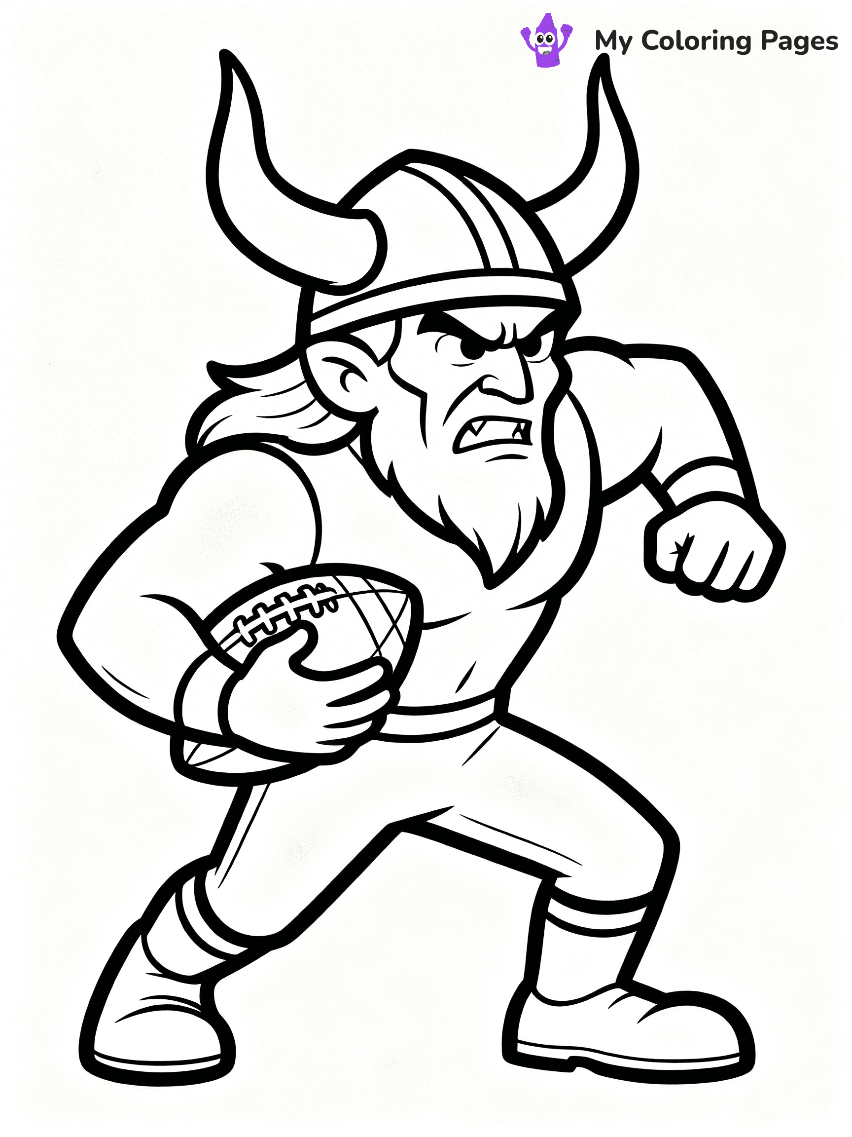 Minnesota Vikings Coloring Pages - 37