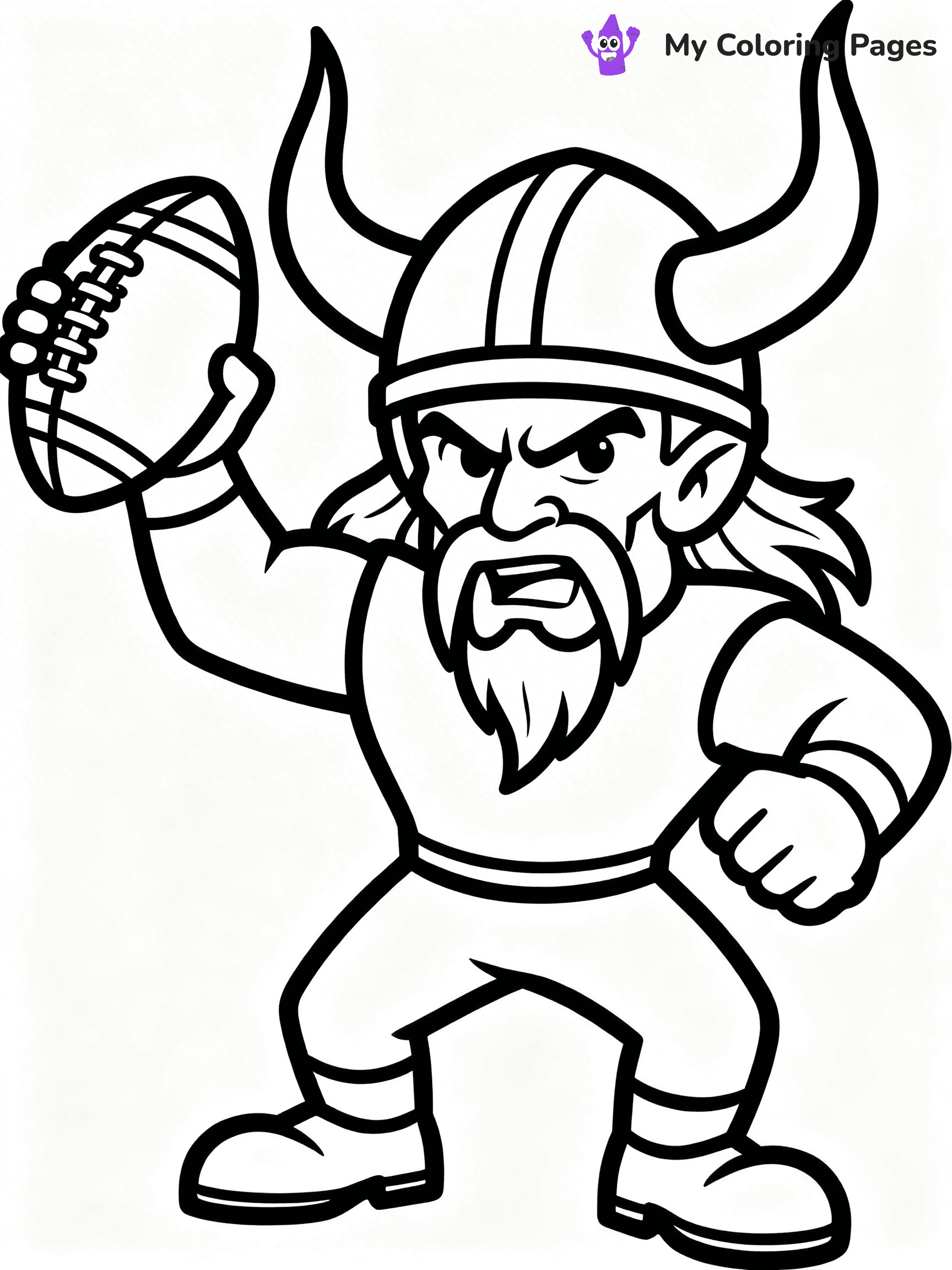 Minnesota Vikings Coloring Pages - 36