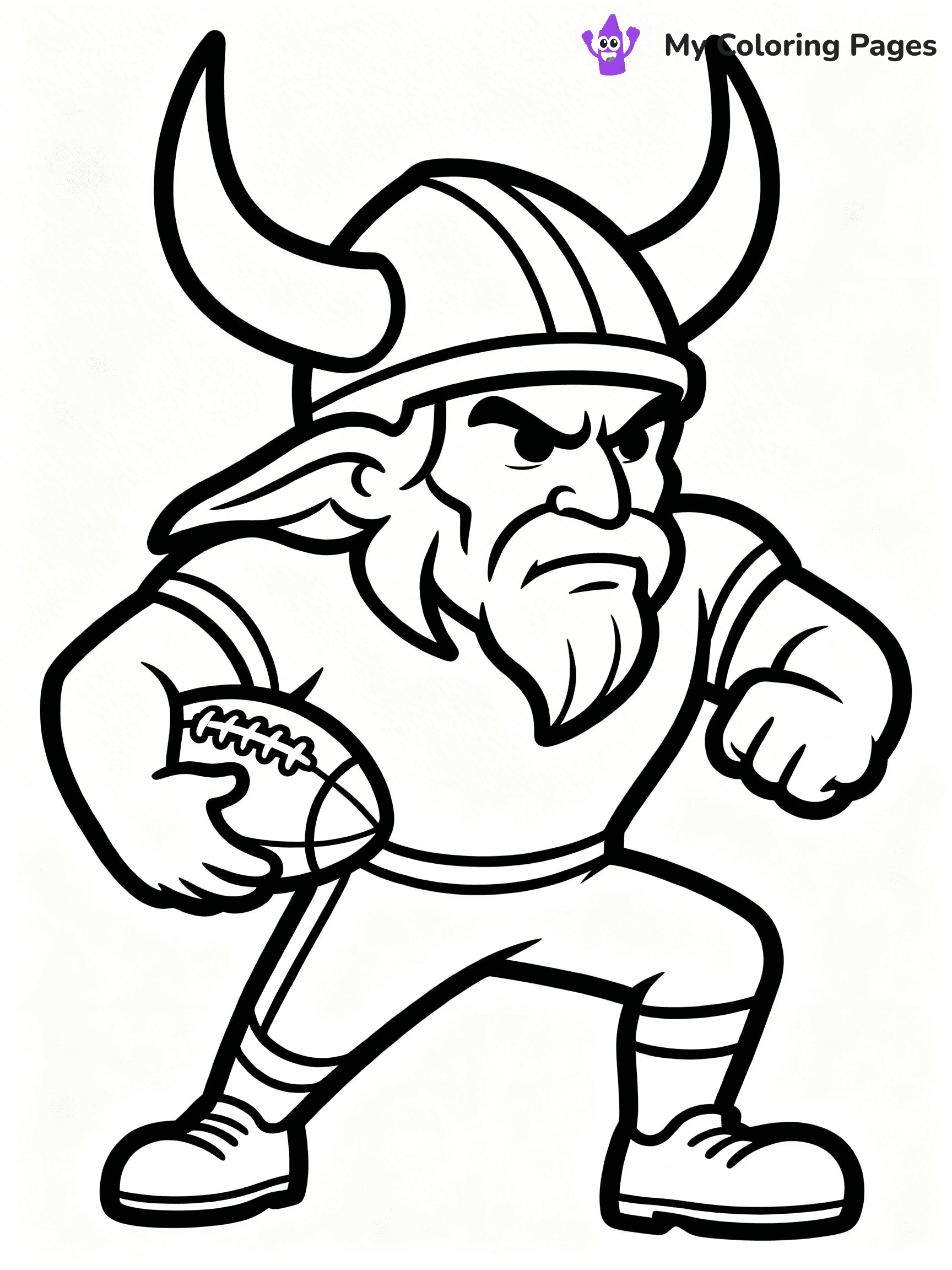 Minnesota Vikings Coloring Pages - 35