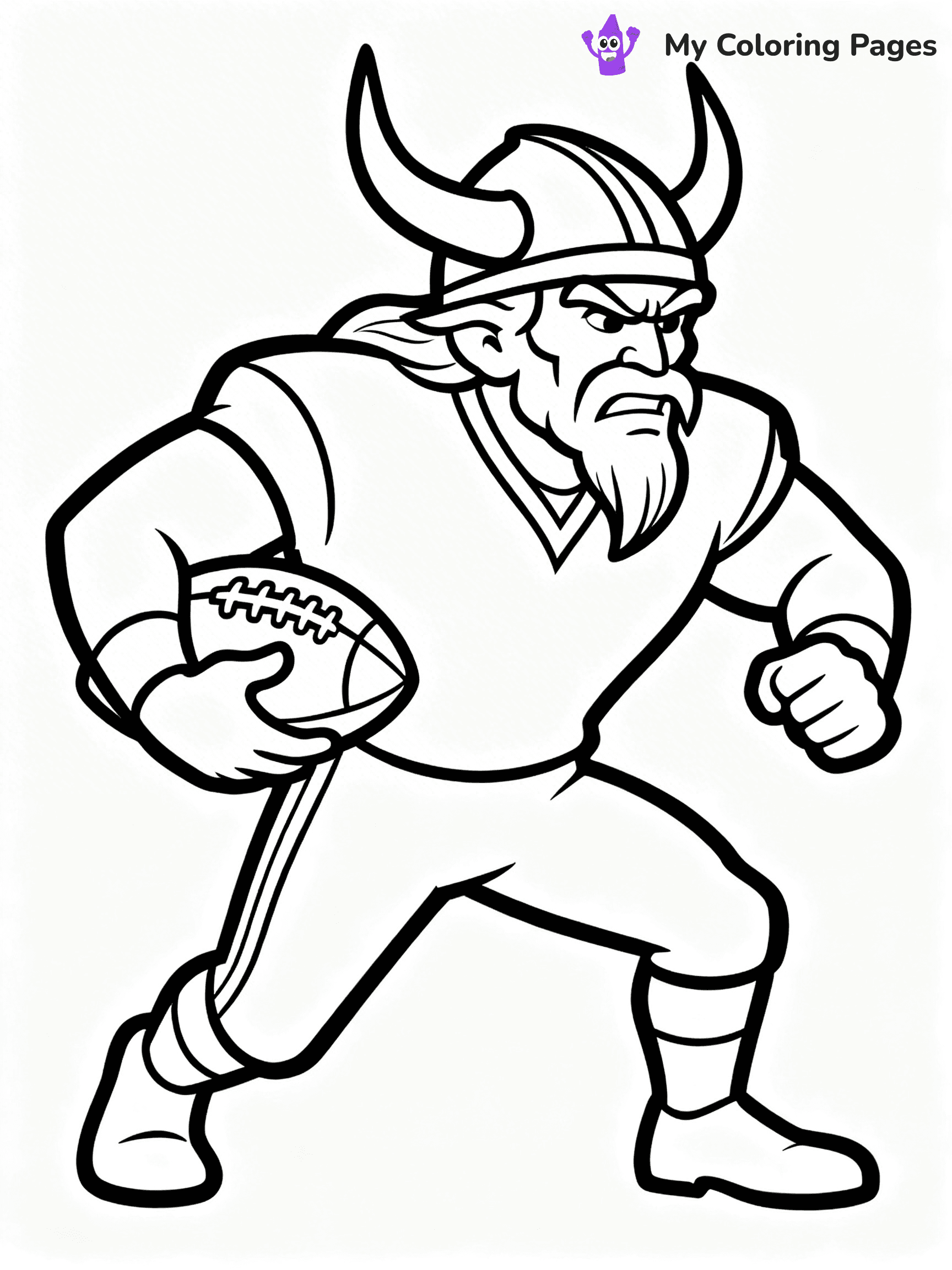 Minnesota Vikings Coloring Pages - 34