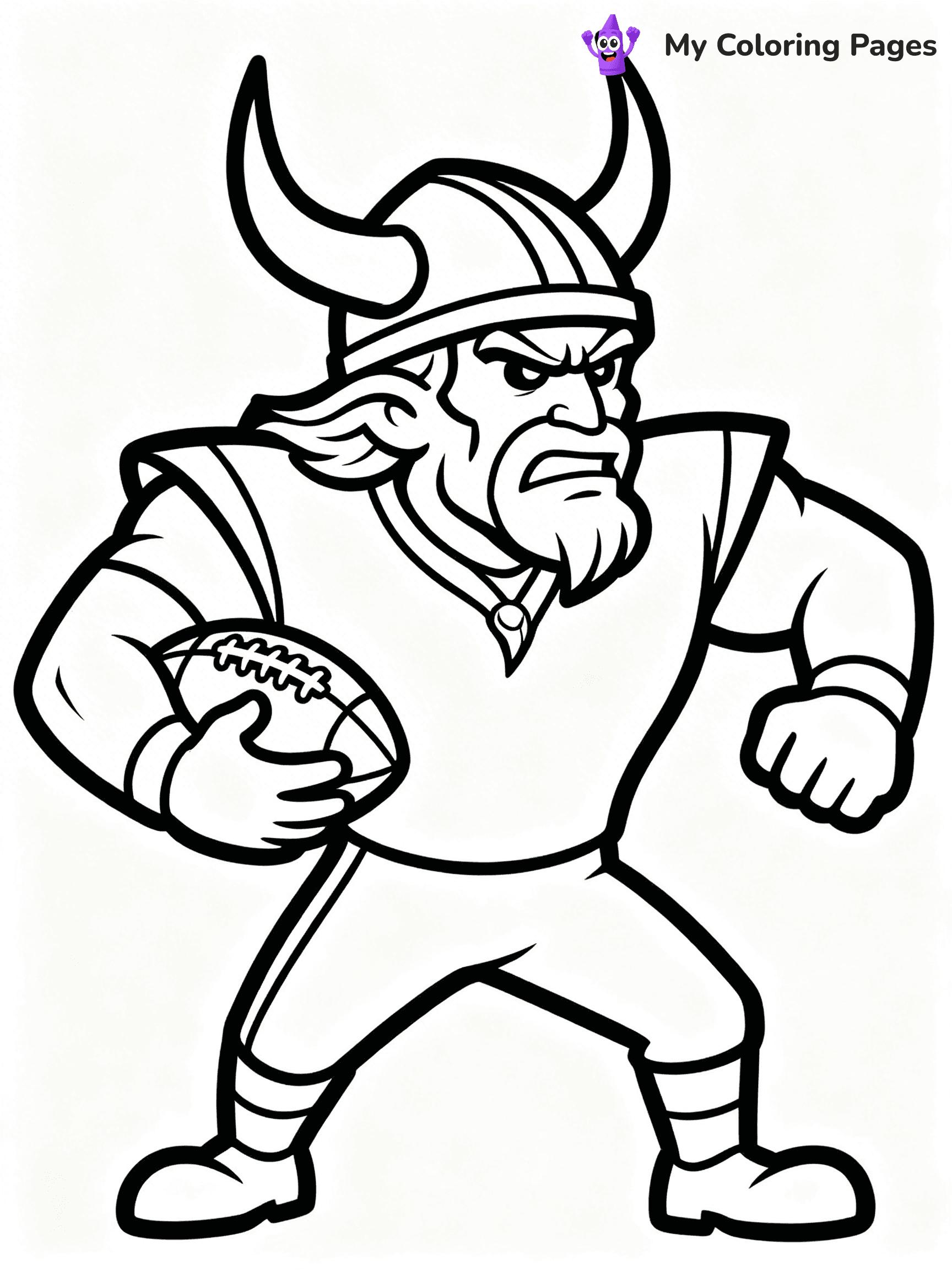 Minnesota Vikings Coloring Pages - 33