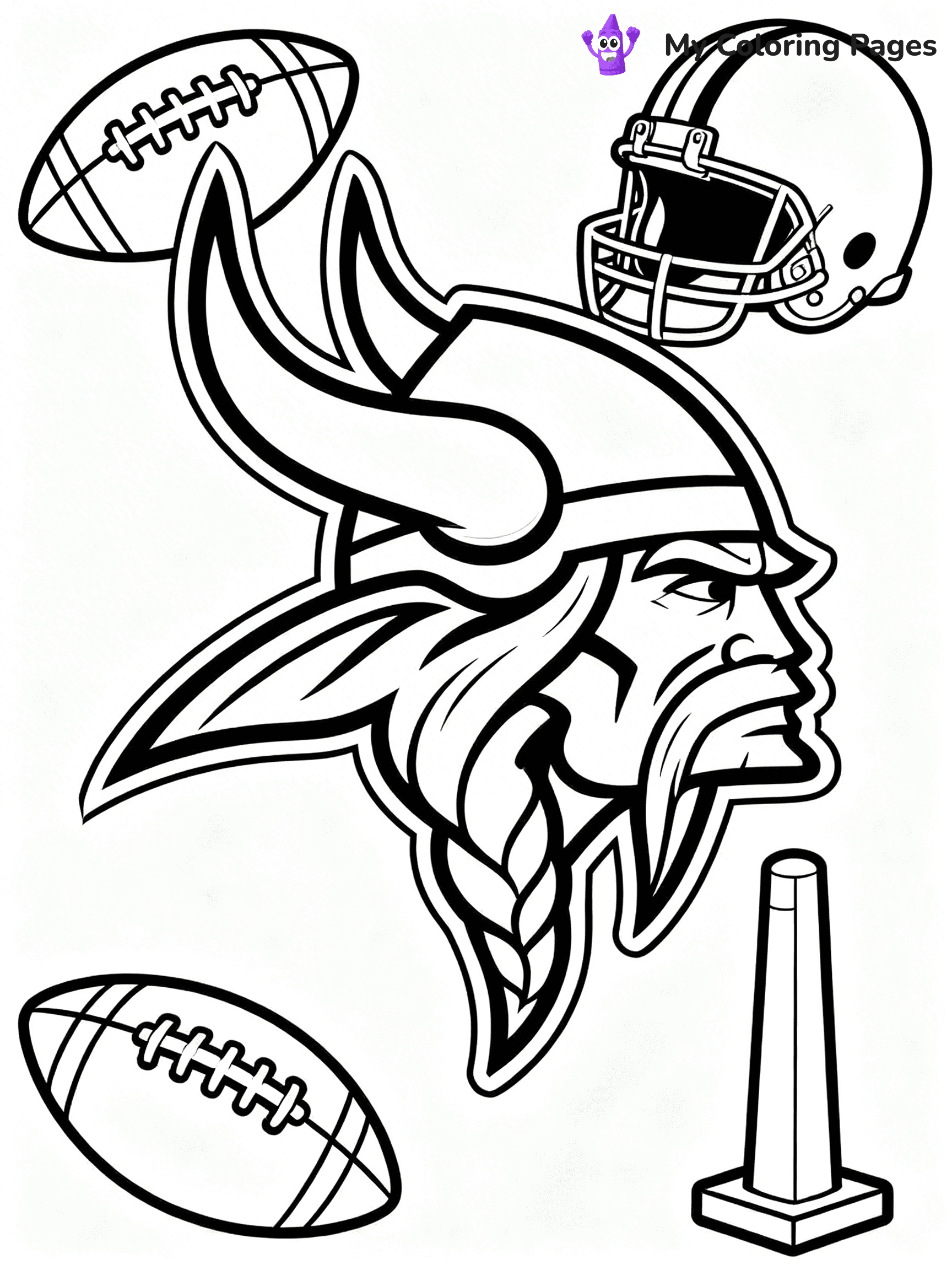 Minnesota Vikings Coloring Pages - 29