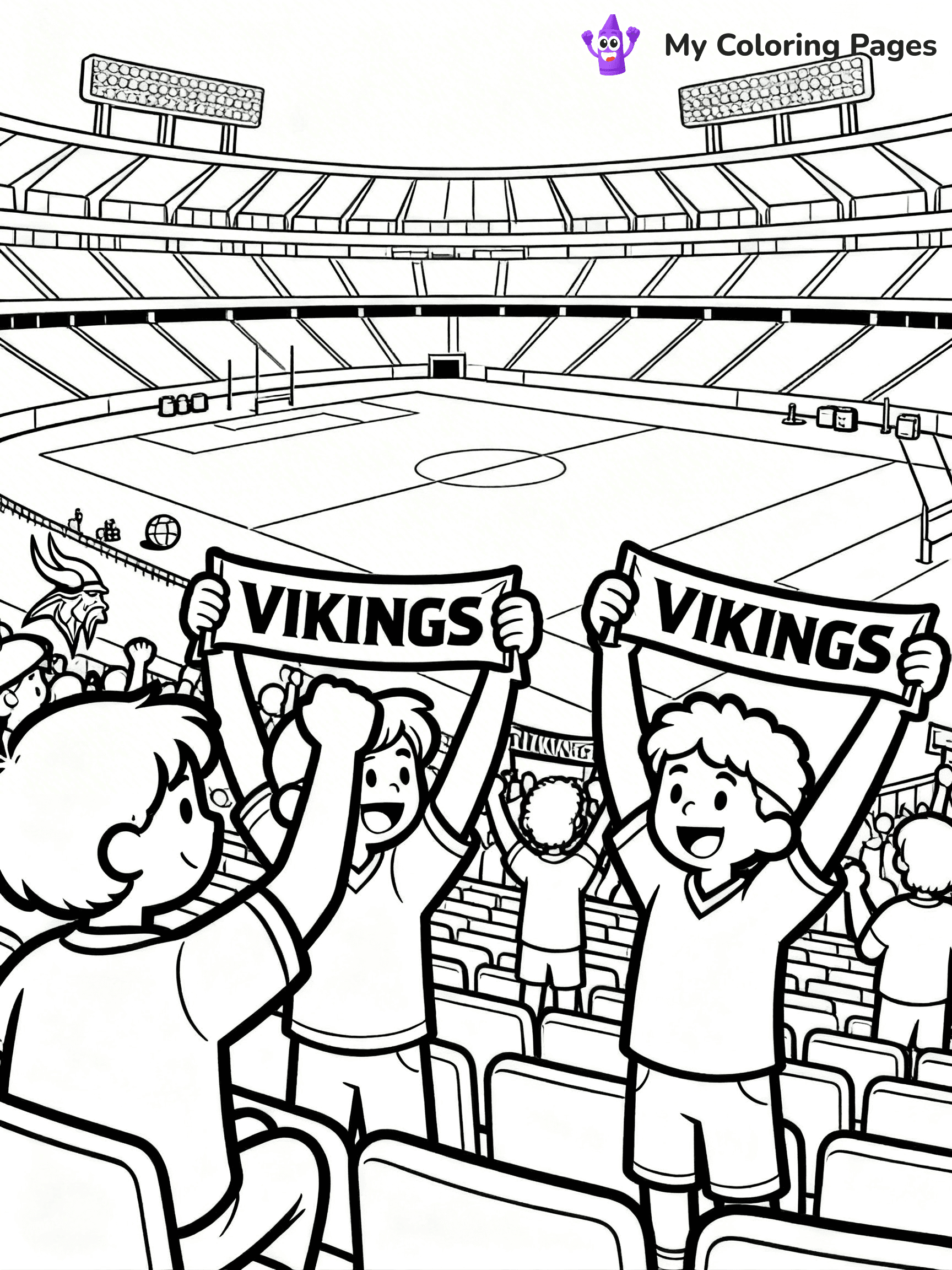 Minnesota Vikings Coloring Pages - 24