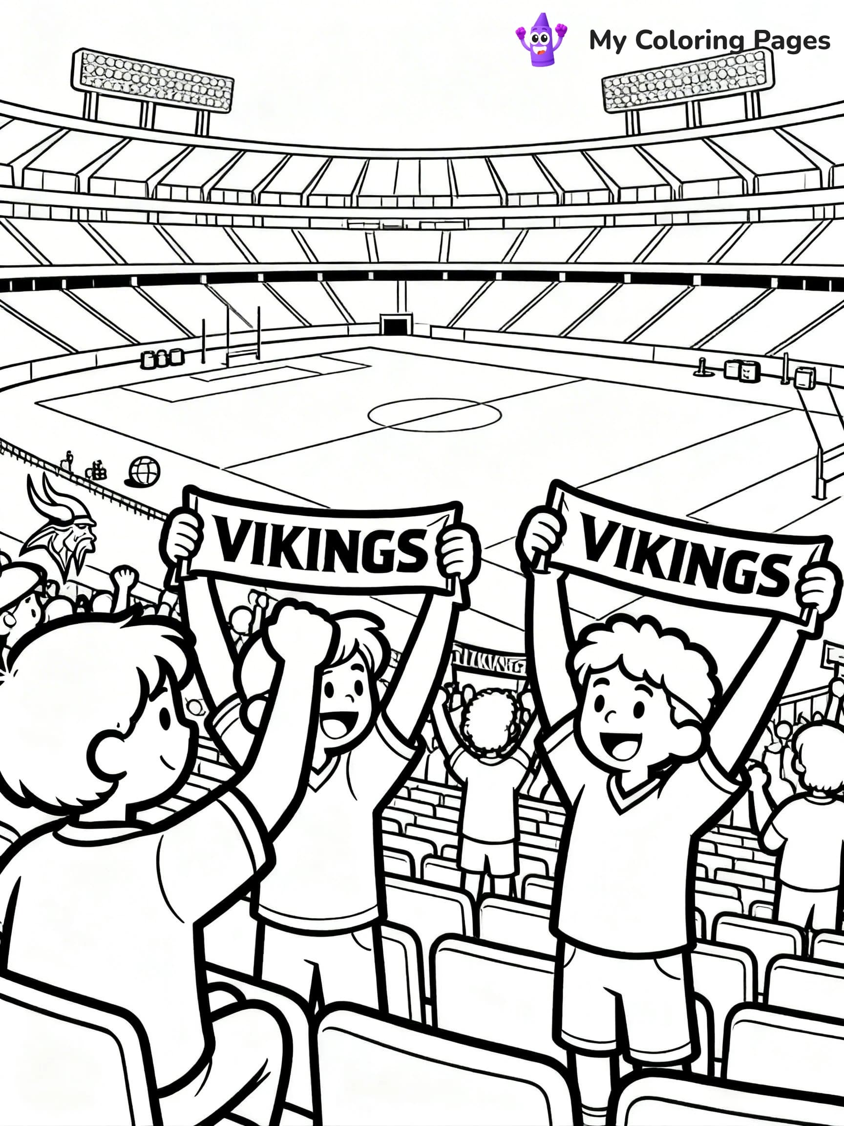 Minnesota Vikings Coloring Pages - 24