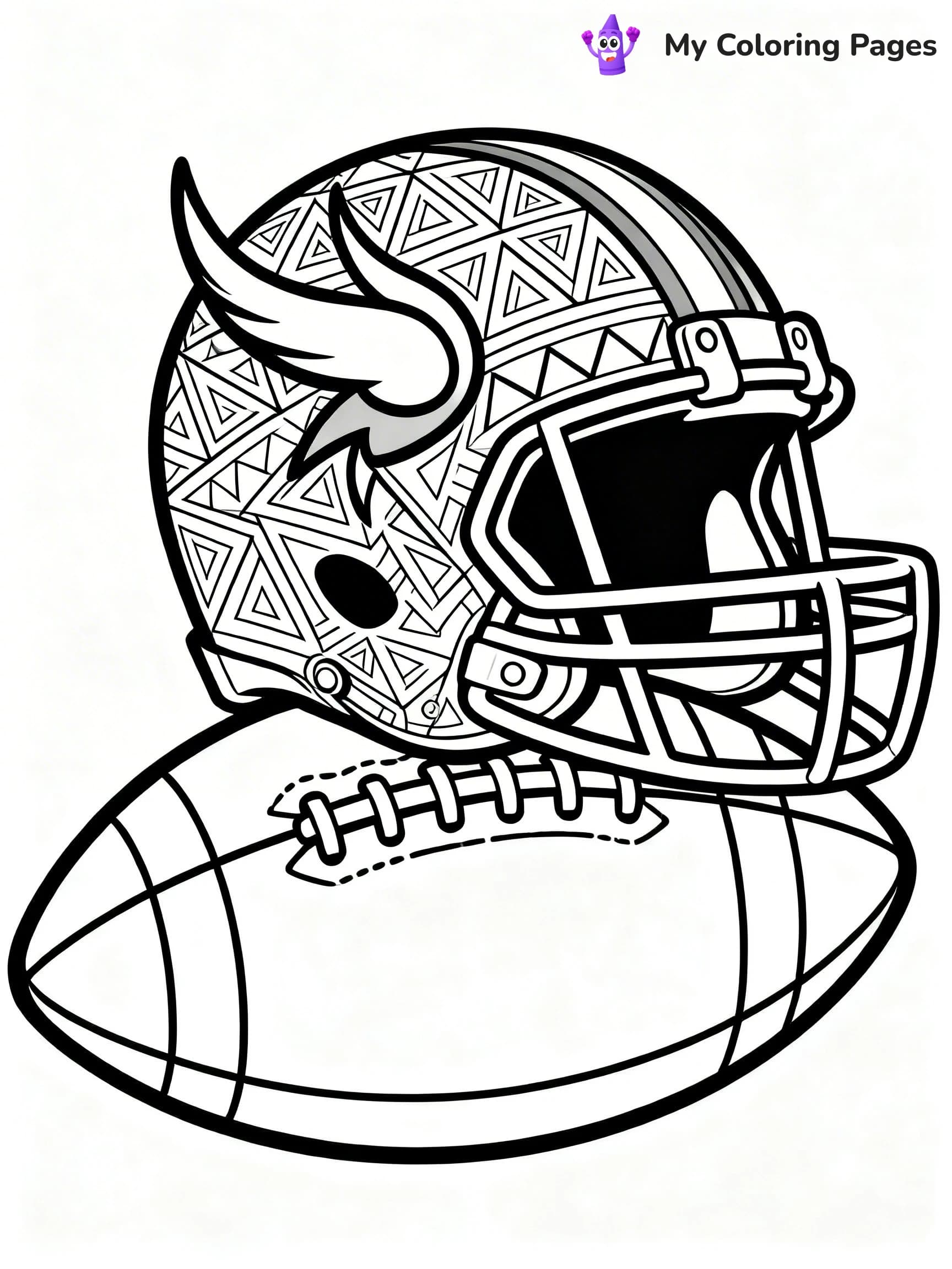 Minnesota Vikings Coloring Pages - 23